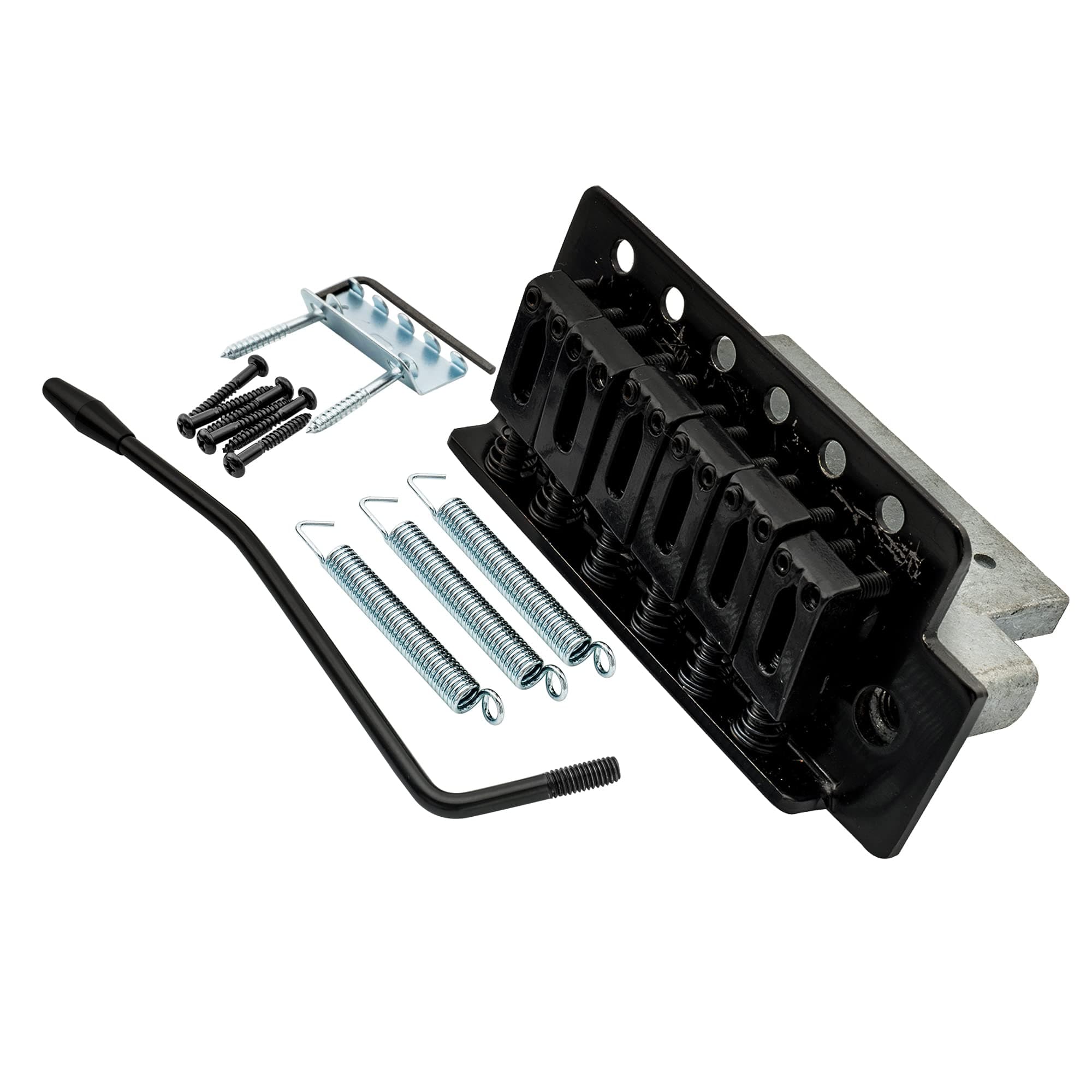 Musiclily 10.5mm Tremolo Bridge Unit for ST Stratoelectric Guitar, Black