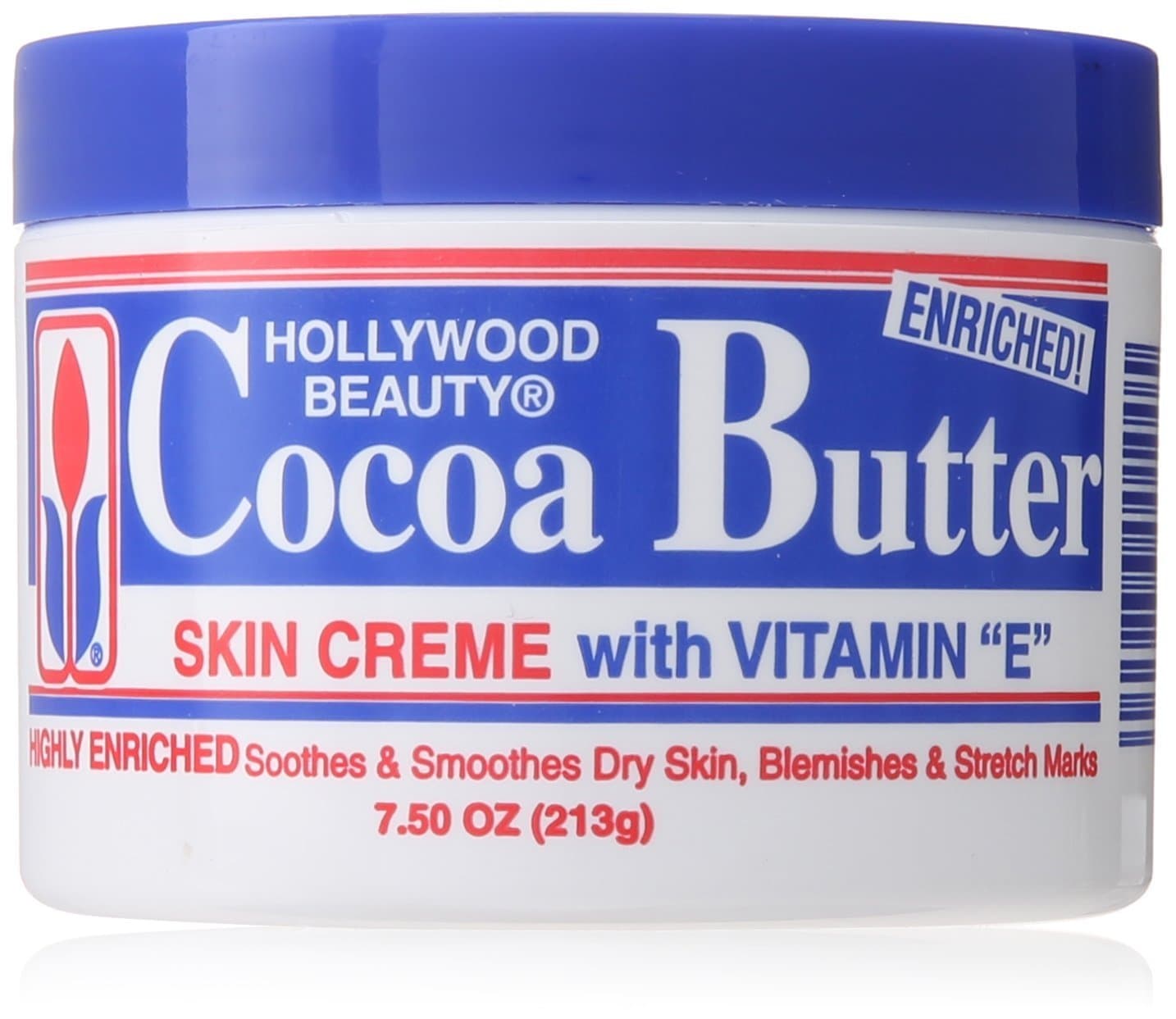 Hollywood Beauty Cocoa Butter Skin Creme 7.50 oz (Pack of 5)