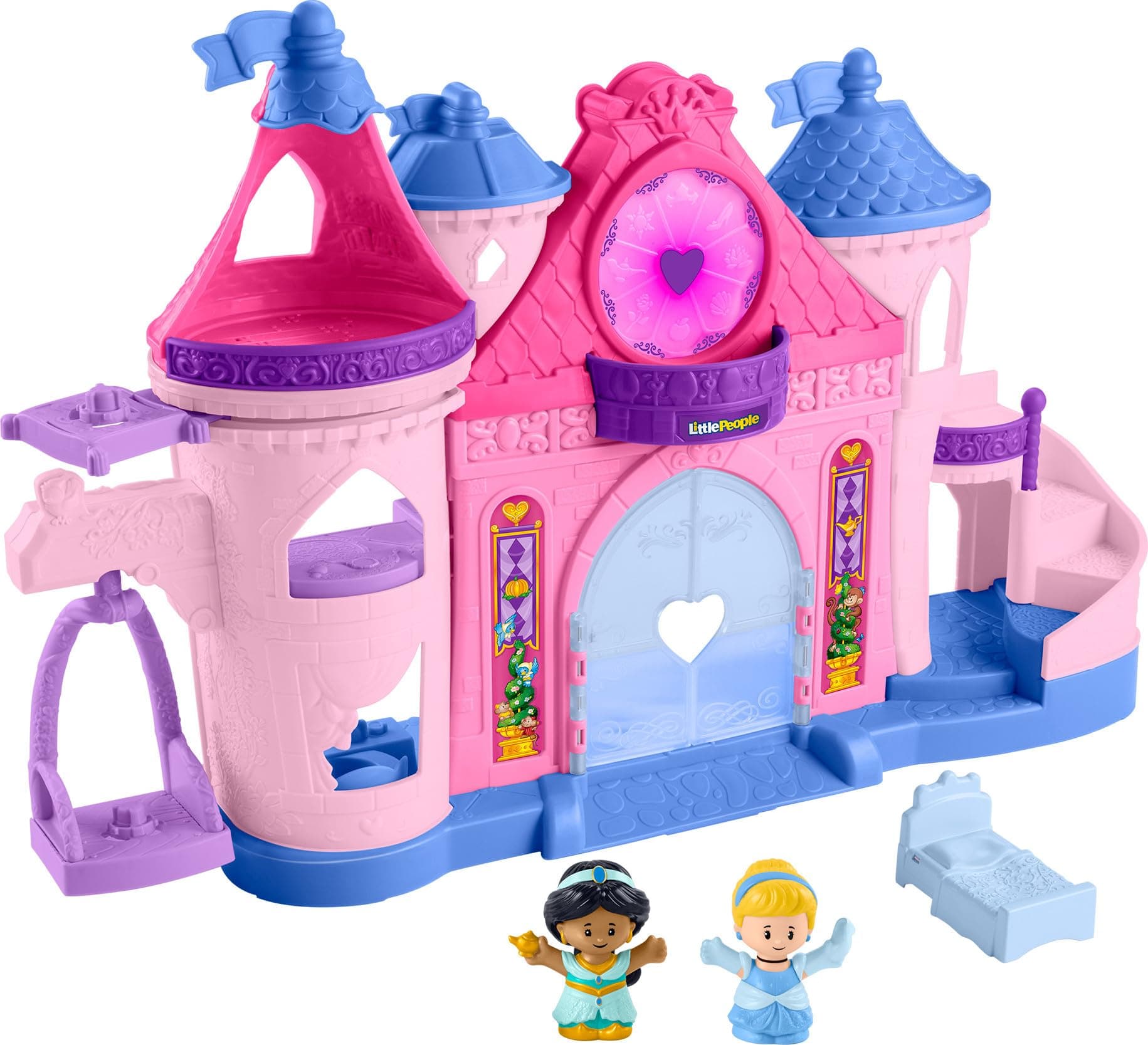 Fisher-Price Little People Toddler Toy Disney Princess Magical Lights & Danci...