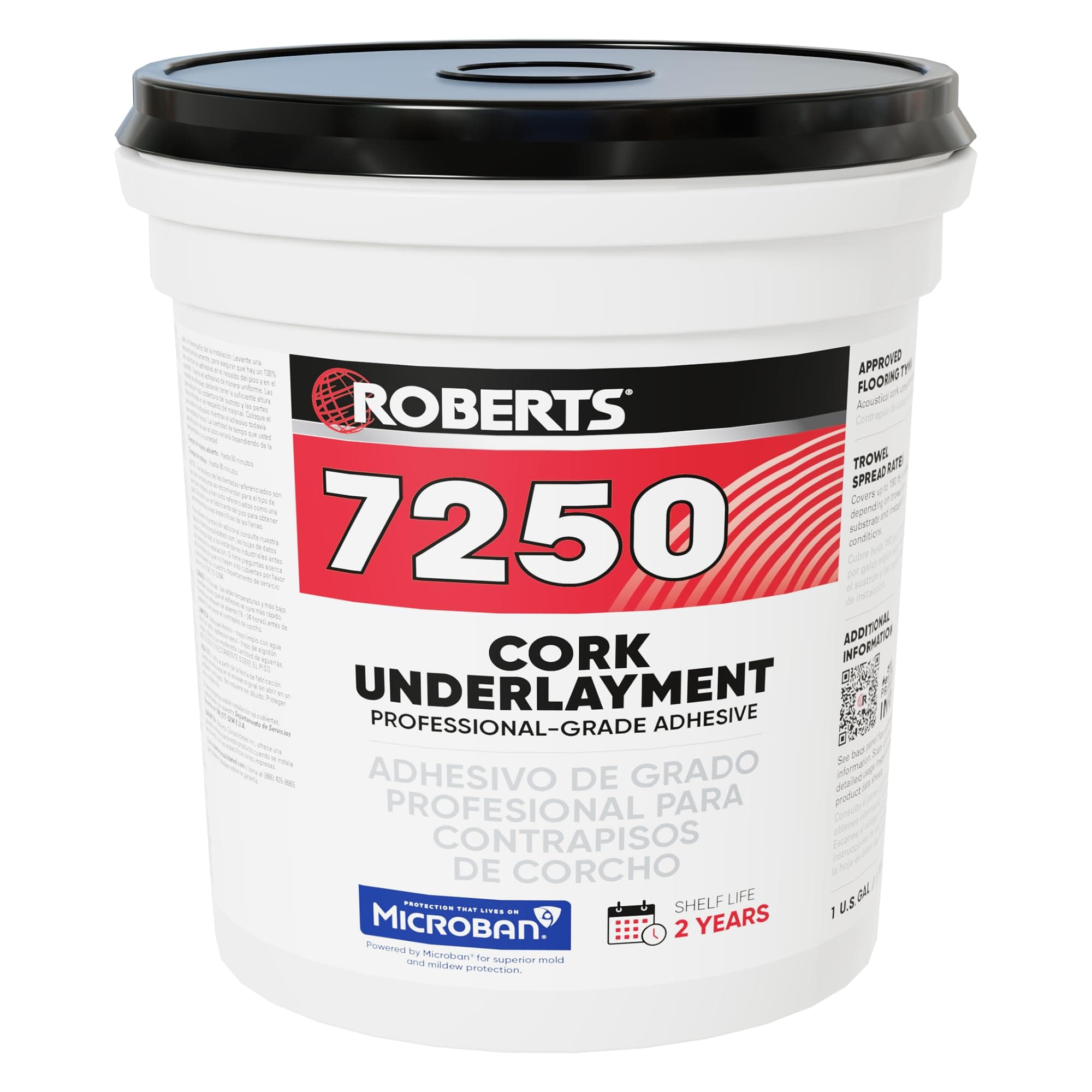 ROBERTS 7250 Cork Underlayment Professional-Grade Adhesive - 1 Gal (3.78 L)
