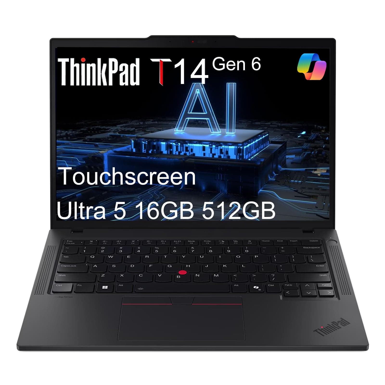 ist computers Lenovo ThinkPad T14 Business Laptop (14" FHD+ Touchscreen, AMD Ryzen 5 PRO 6650U, 16GB RAM, 512GB SSD, 6-Core (Beat i7-1250U)), Backlit, Fingerprint, 1080p Webcam