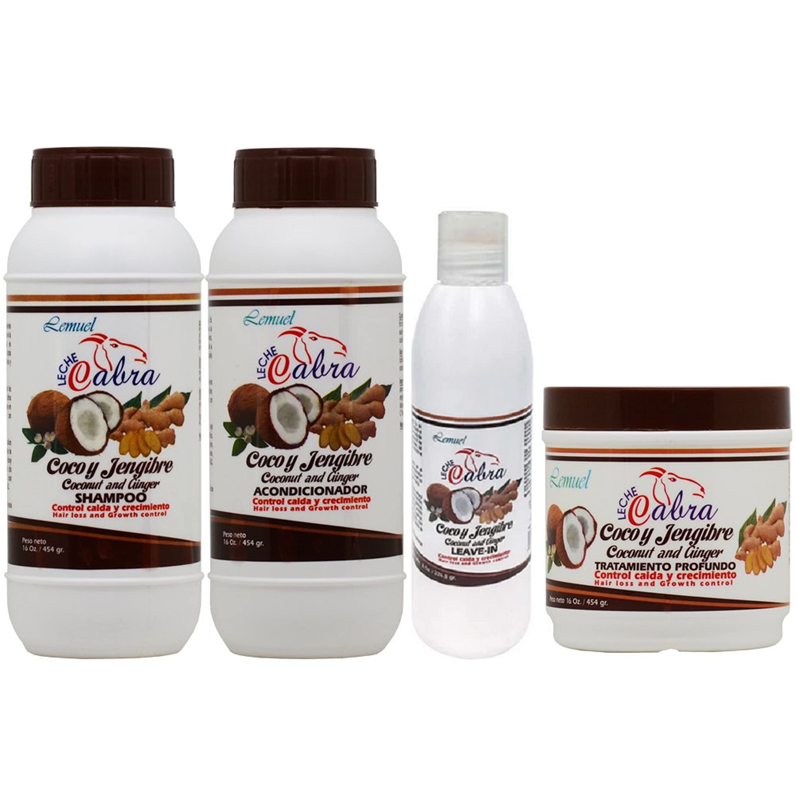 Lemuel Leche Cabra Shampoo + Conditioner + Leave In + Treatment"Combo"