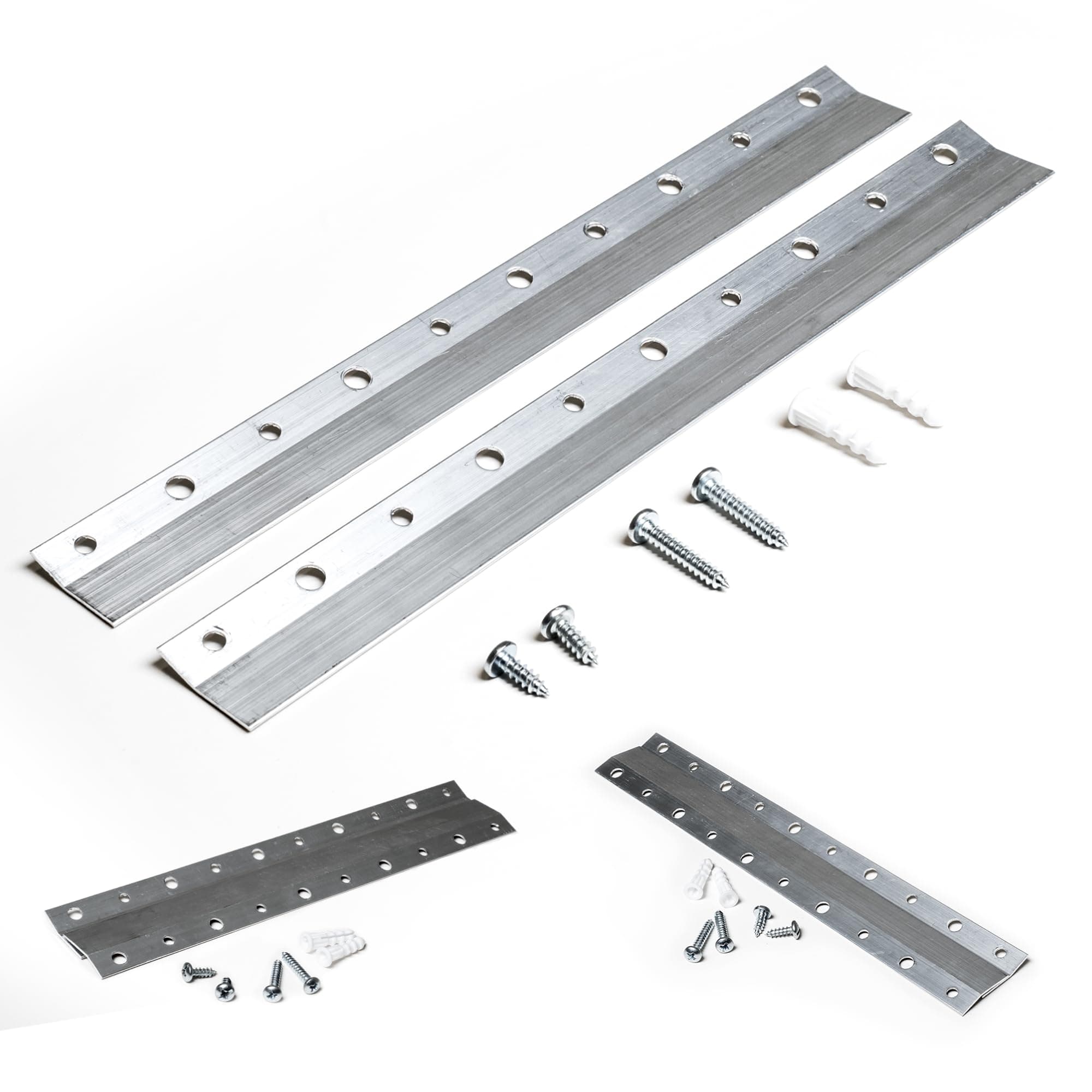 Picture Hang Solutions French Cleat Hanger 10 Inch - 2 Pack - Mirror, Whiteboard, Pallet or Panel Wall Mount Bracket - Z Bar Hanger Supports 50 lbs