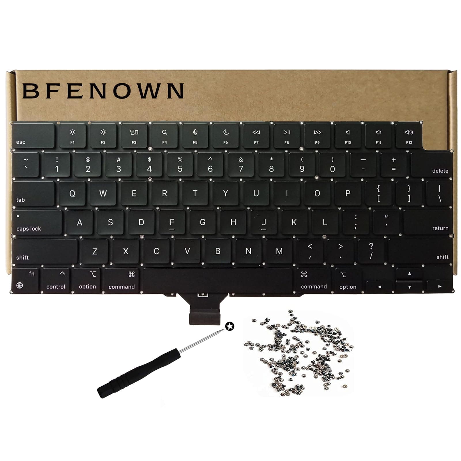 Replacement US Keyboard for MacBook Pro M1 M2 M3 M4 M5 Pro Max Retina 14 inch 16 inch A2442 A2485 A2779 A2780 A2918 A2991 A2992 A3185 A3186 A3401 A3403 A3434 2021-2025 Year