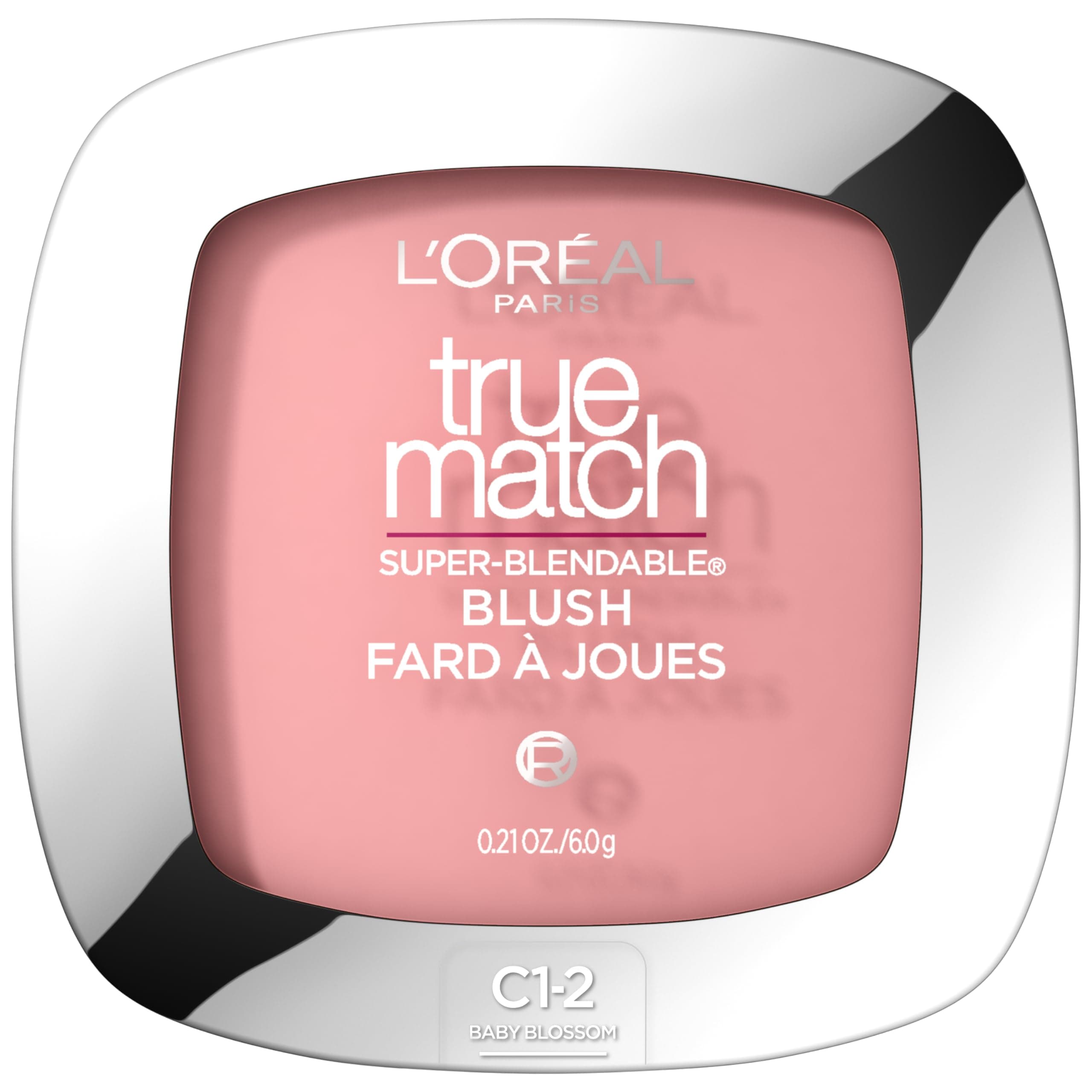 L’Oréal Paris L'Oreal True Match Super-Blendable Powder Blush, Baby Blossom C1-2, 0.21 Oz (Packaging May Vary)
