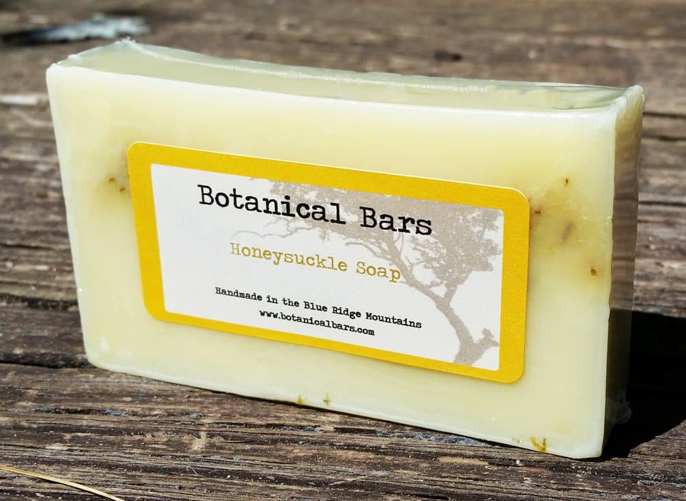 Botanical BarsHandmade Honeysuckle Soap Bar - Honeysuckle Soap