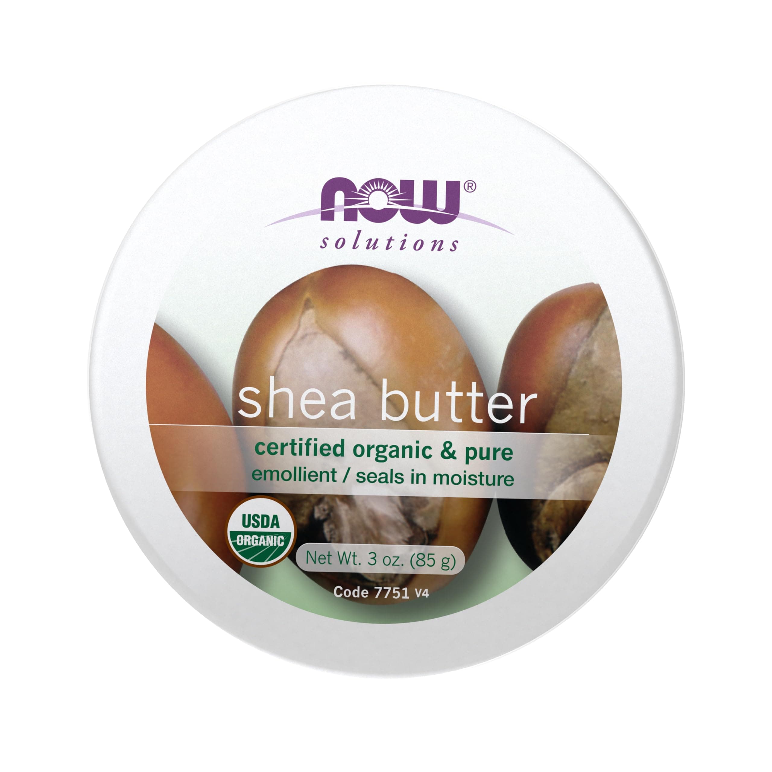 NOW Solutions Shea Butter, Organic, 3 oz.