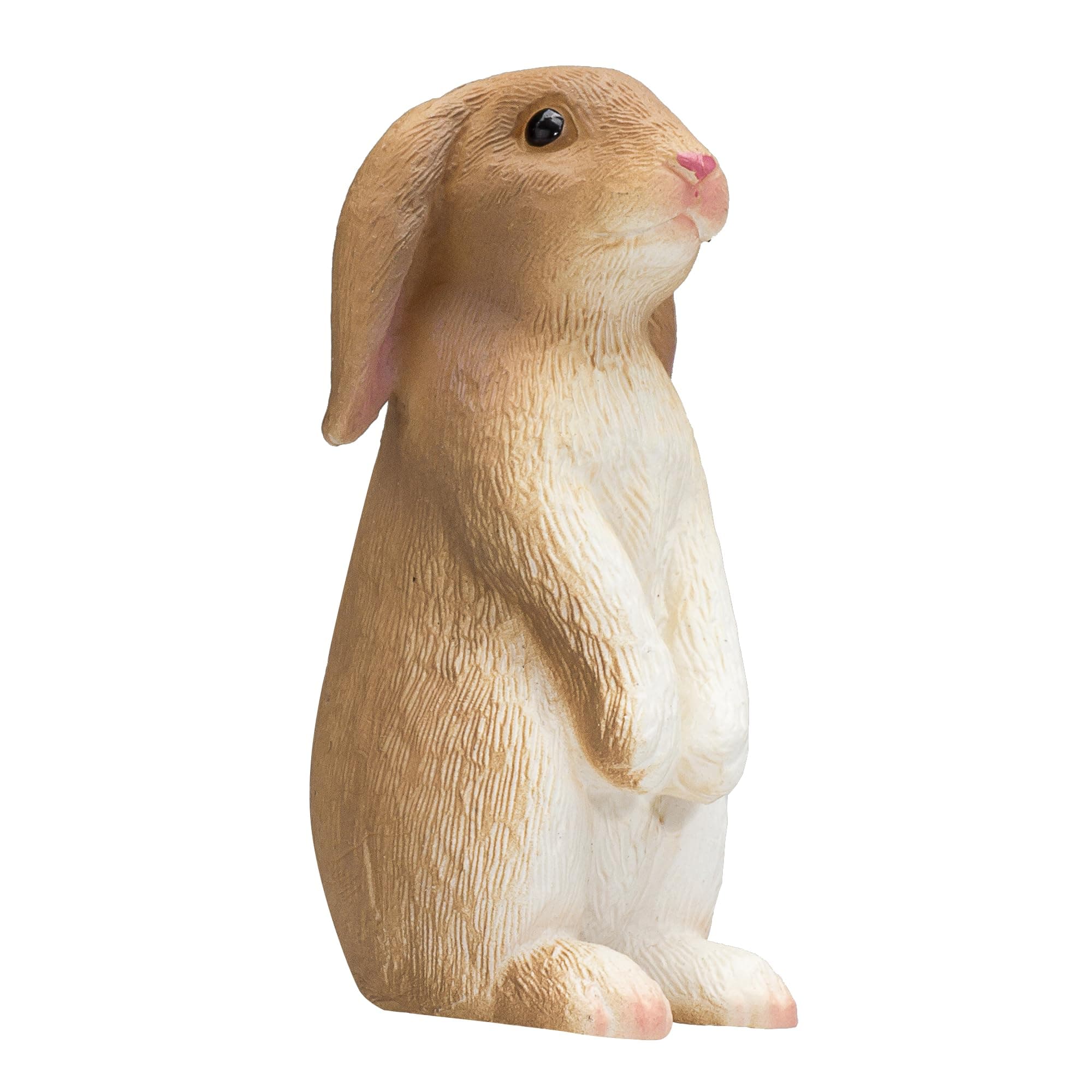 – MOJO – Rabbit Sitting Figurine | Hand-Painted Toy Figure | Farmland Collection | True to Life & Highly Detailed | Designed in UK