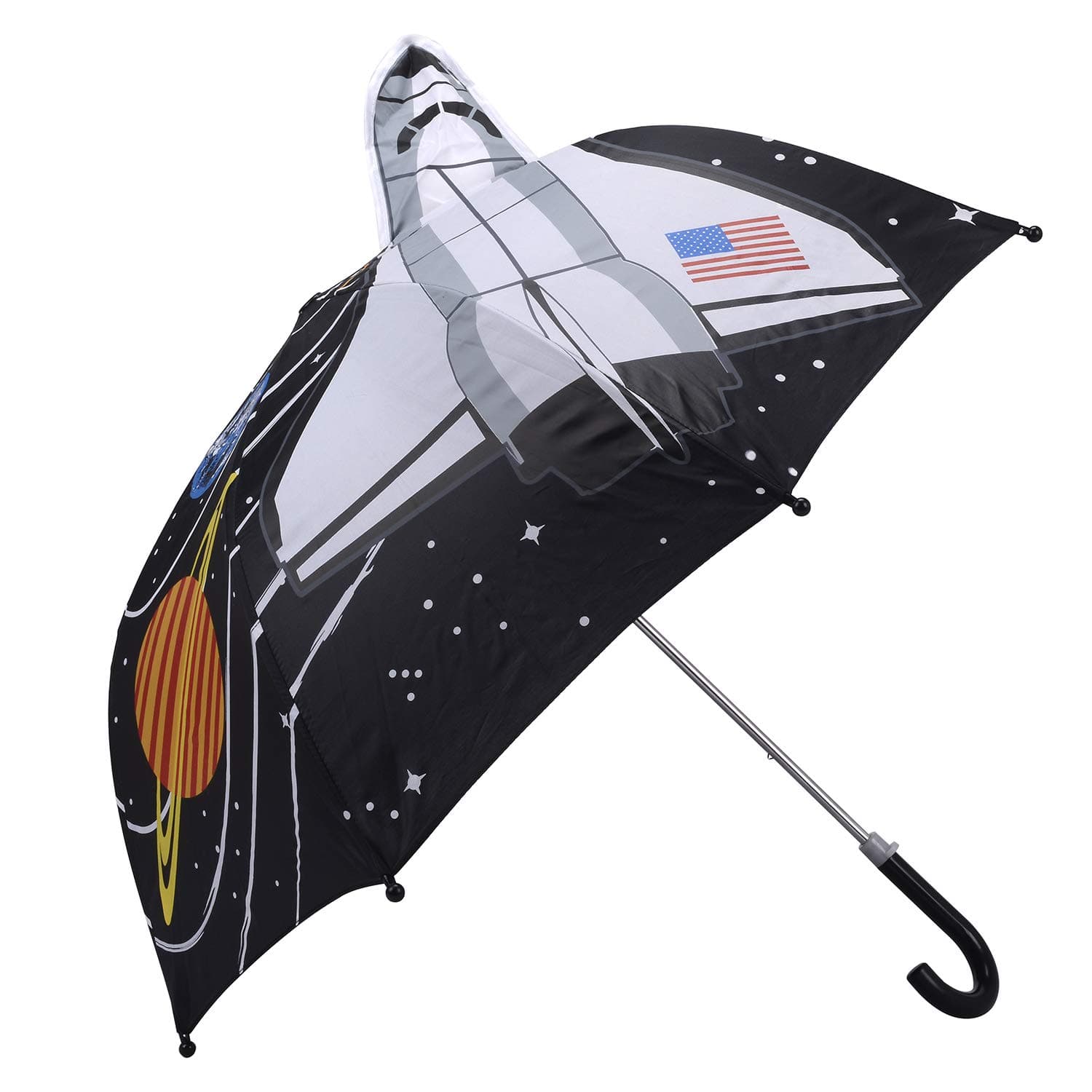 Kidorable Space ship Pop up Umbrella for Kid with Safety Open and Close by Micaddy | Nasa Universal ET Planet Starts | Age 3