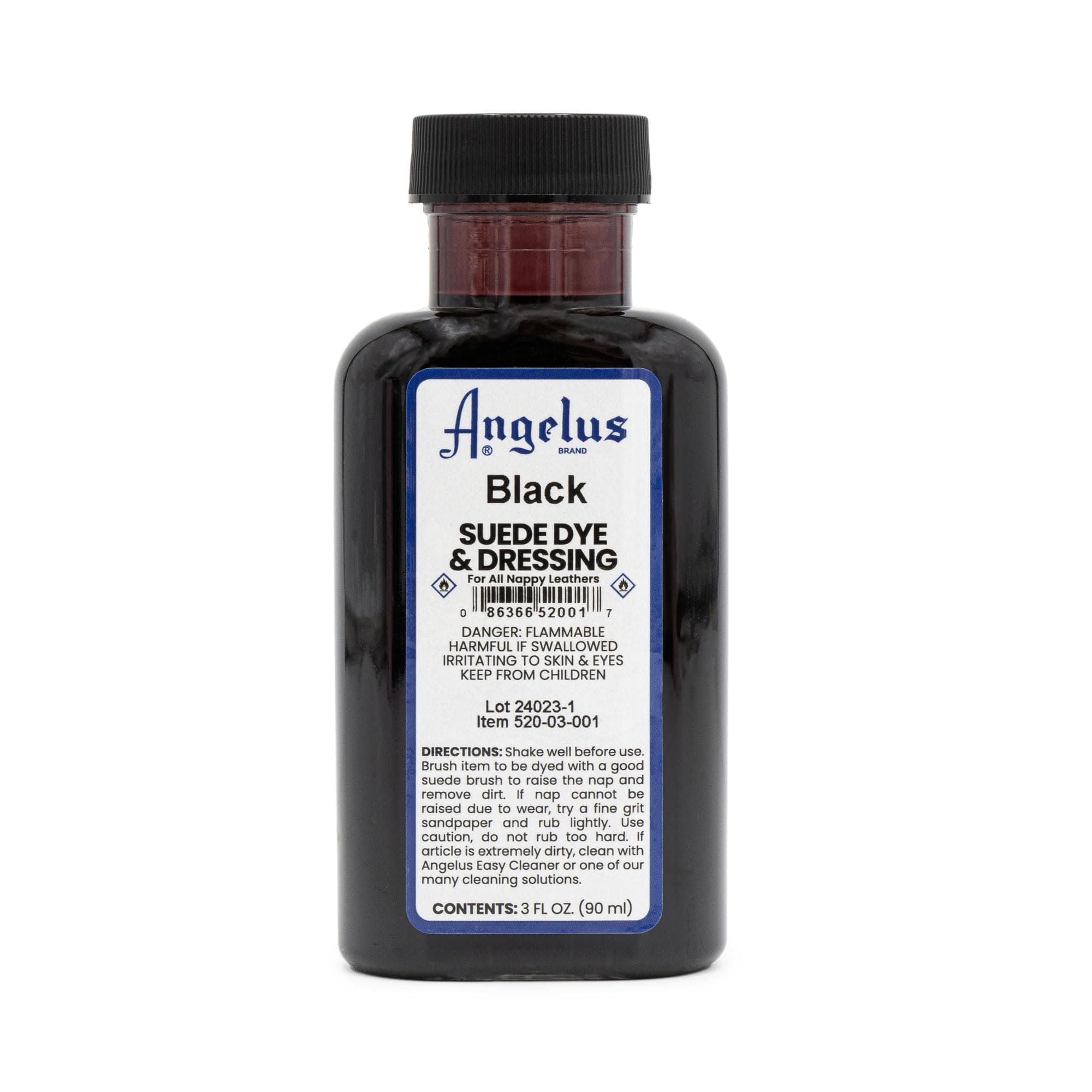 Brand Suede & Nubuck Dye & Dressing - Black, 3 fl oz