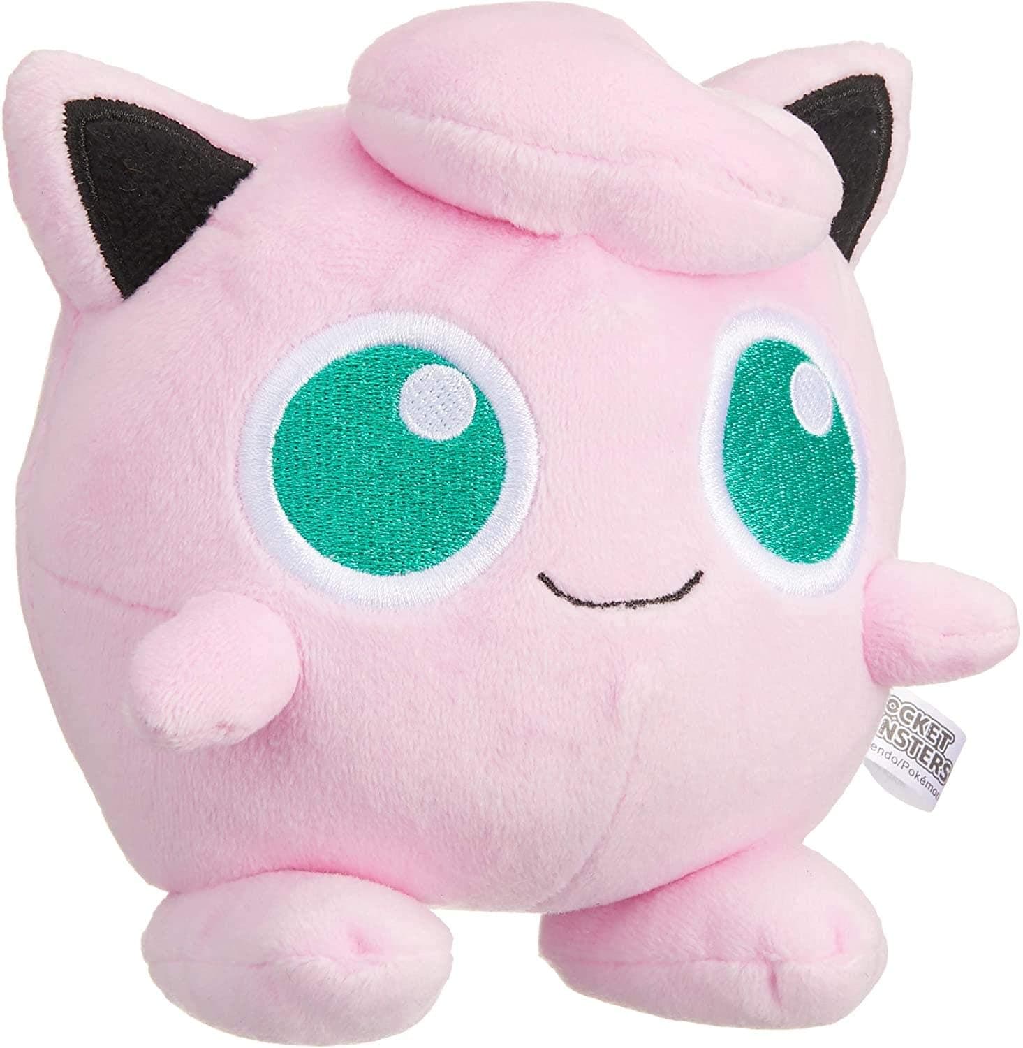 Pokemon All Star Series Jigglypuff Stuffed Plush, 5"