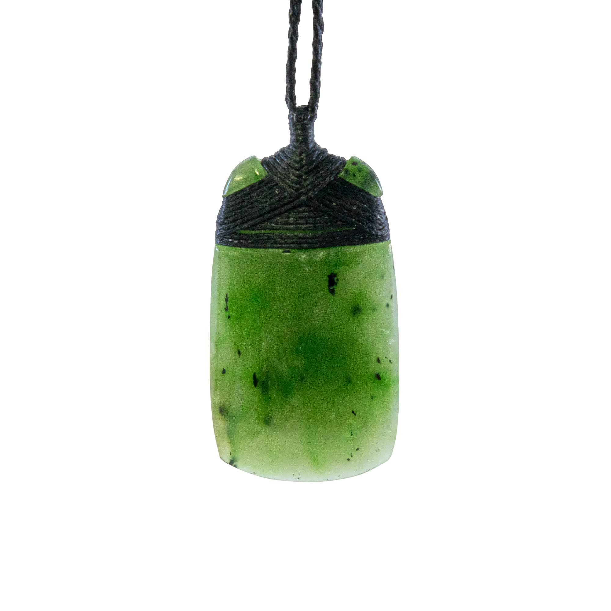 Nephrite Jade Maori Inspired Adze Toki Strength Necklace 52mm