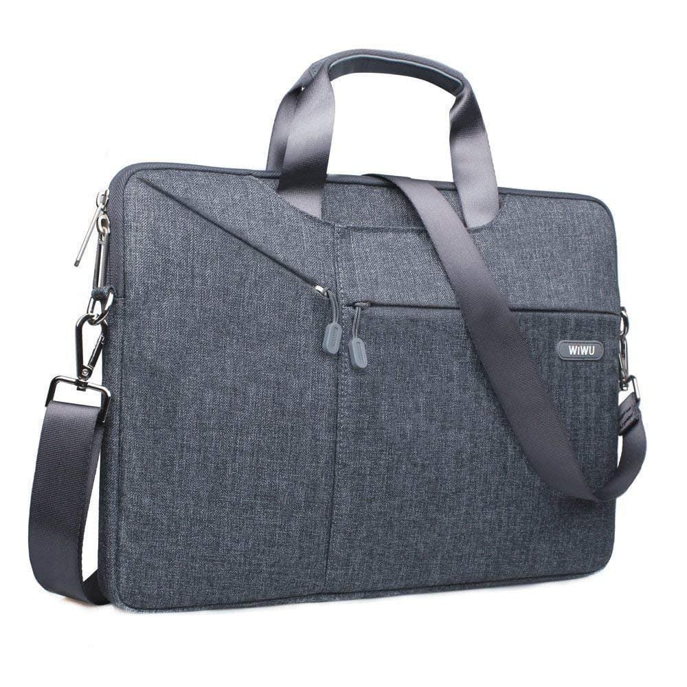 11.6 - 12 Inch Laptop Bag, EKOOS Laptop Sleeve Case Messenger Computer Waterproof Shoulder Bag Notebook Handbag Carrying Case (Gray)