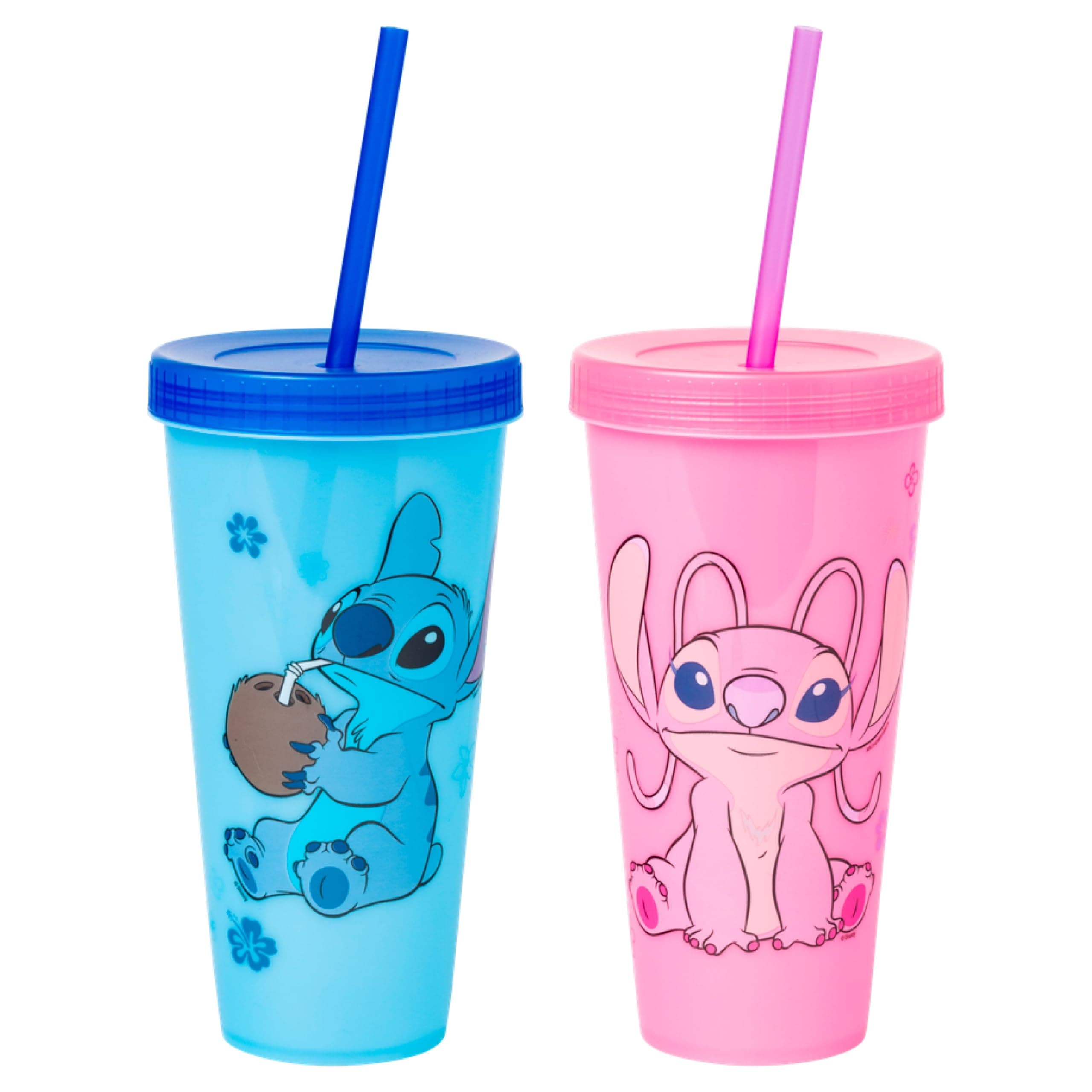 Stitch and Angel Color Changing Tumblers