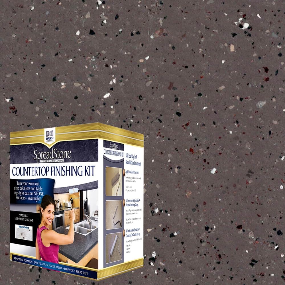 Daich Quart Spreadstone Mineral Select Countertop Refinishing Kit, Iron Stone