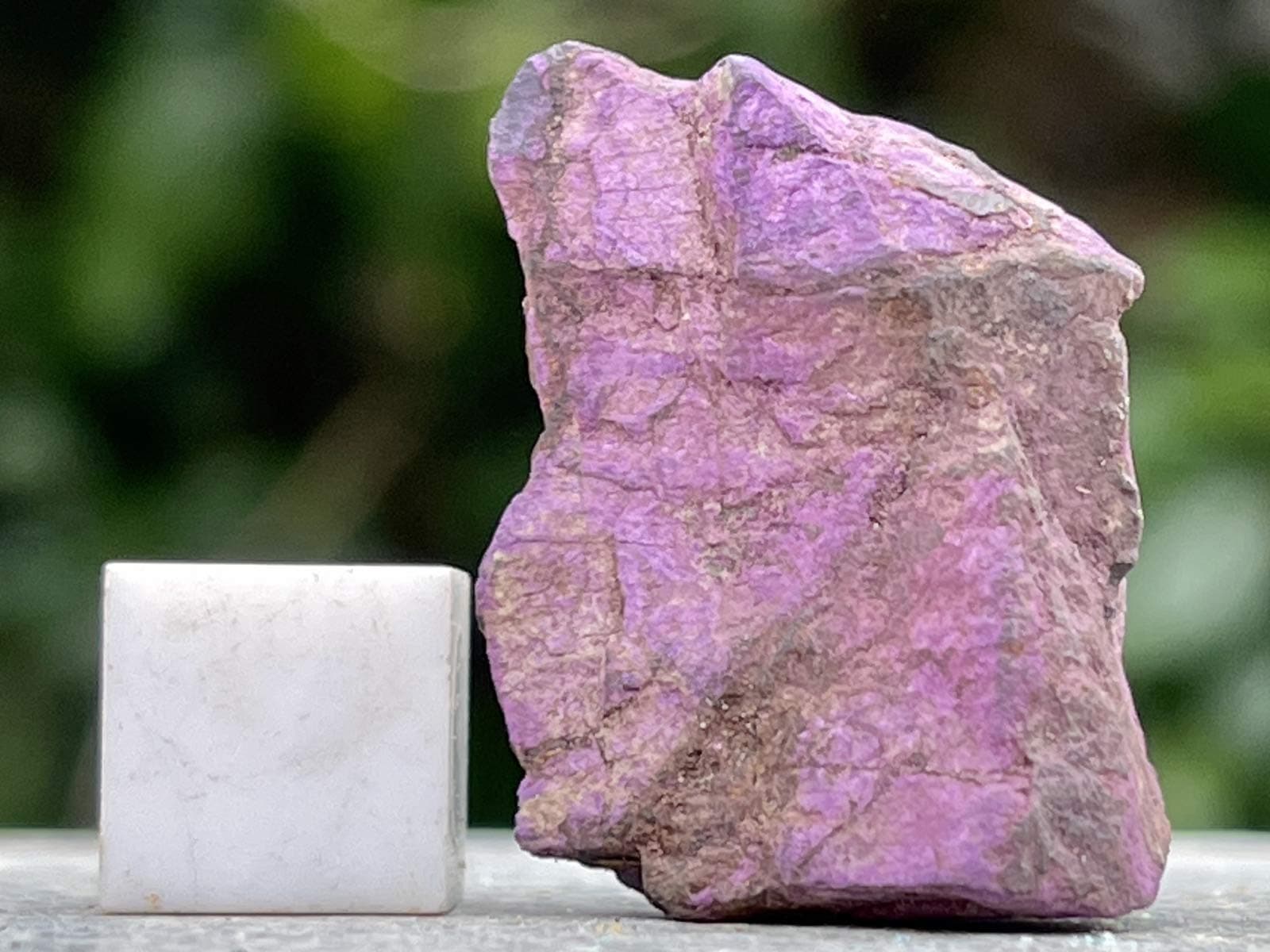 SilverGeo Purpurite Healing Crystal Mineral Stone - RSA977 100% Genuine