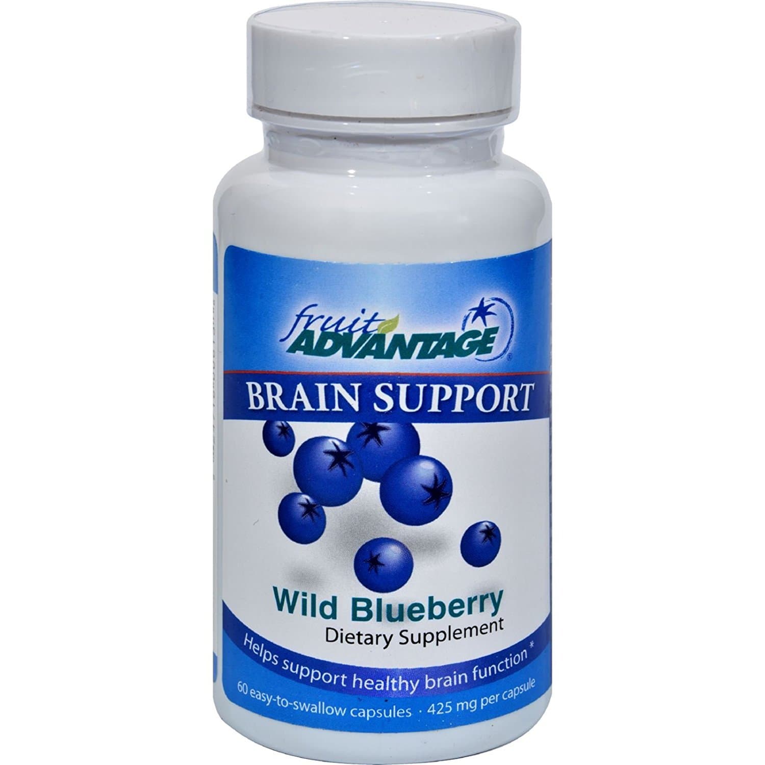 Wild Blueberry Dietary Supplement (Case of 12) : 60 Vegetarian Capsules 425 mg
