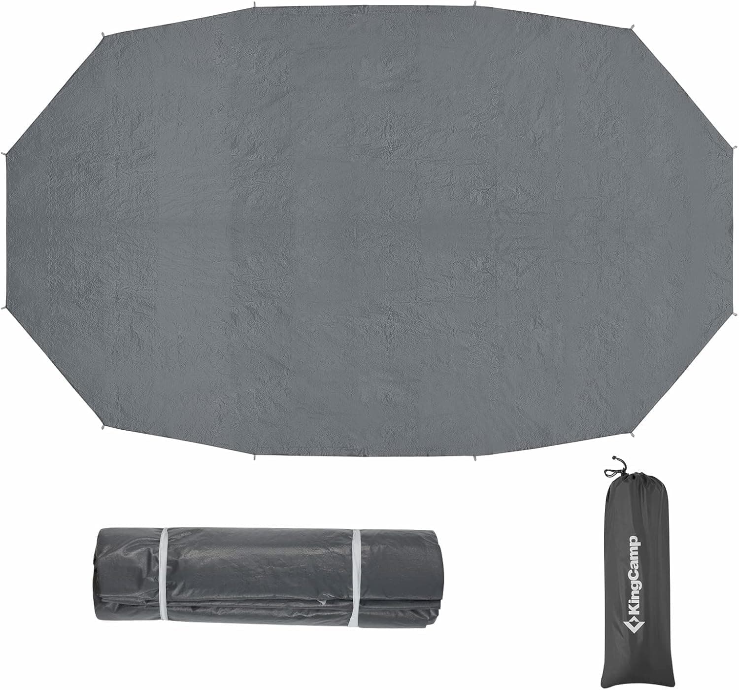 KingCamp Canvas Tent for Camping, 4 Seasons Large Waterproof & Windproof Luxury Glamping Tent with Stove Jack for Family Outdoor Camping, Hunting & Parties