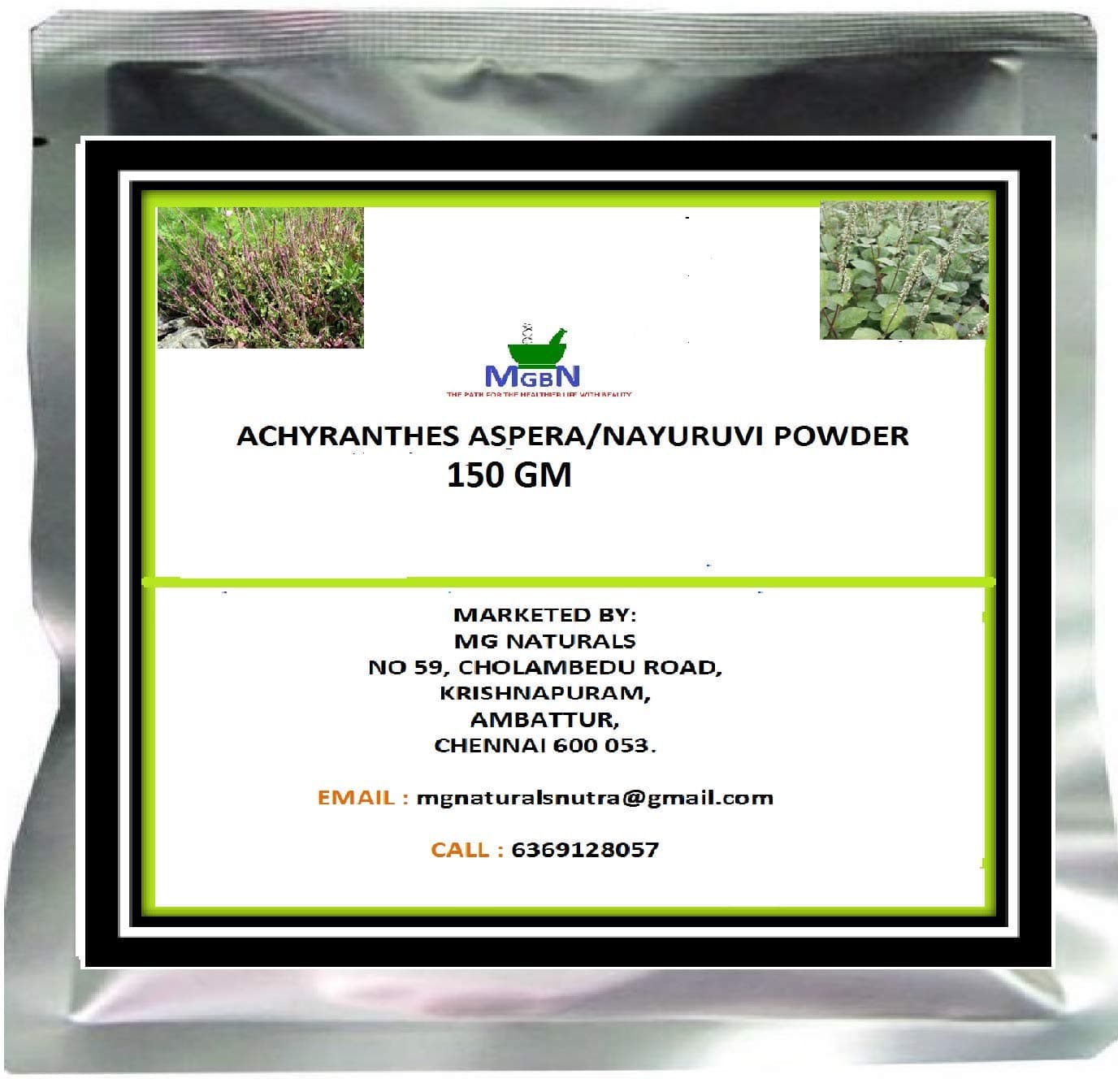 ACHYRANTHES ASPERA/NAYURUVI POWDER-150 GM