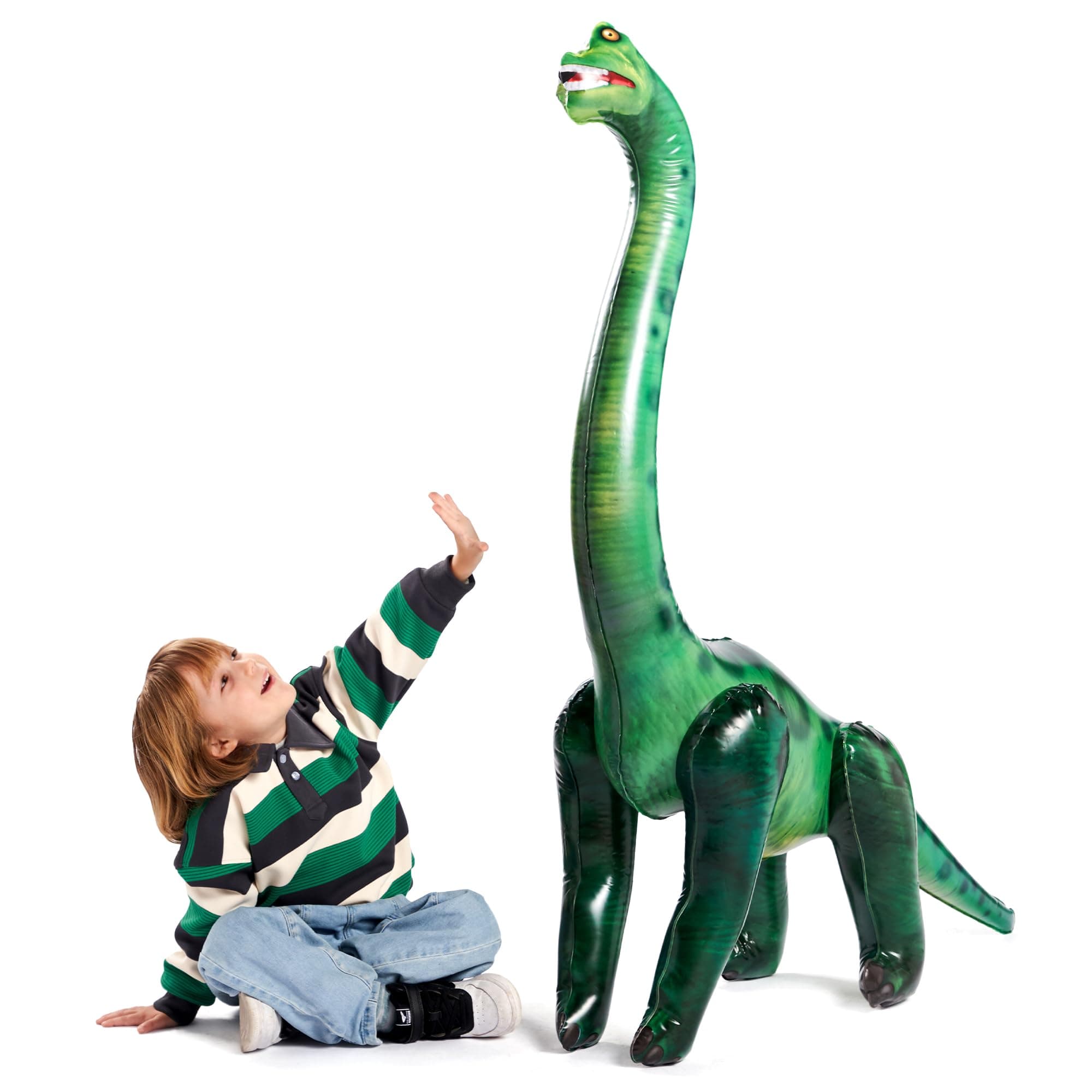 48" Brachiosaurus Inflatable Dinosaur Toy for Party Decorations, Birthday Party Gift, Gift for Kids and Adults