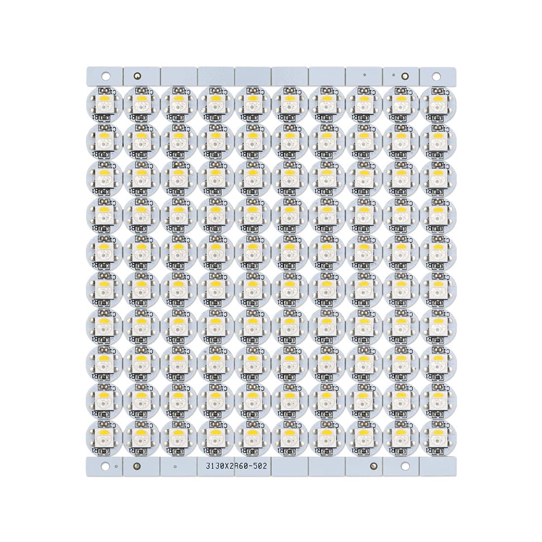 SK6812(WS2812B) RGBW LED Chips 100PCS RGB+Natual White Individually Addressable 5050SMD Module Pixels Light DC5V White PCB Chasing Dream Color for Christmas(No Adapter or Controller)