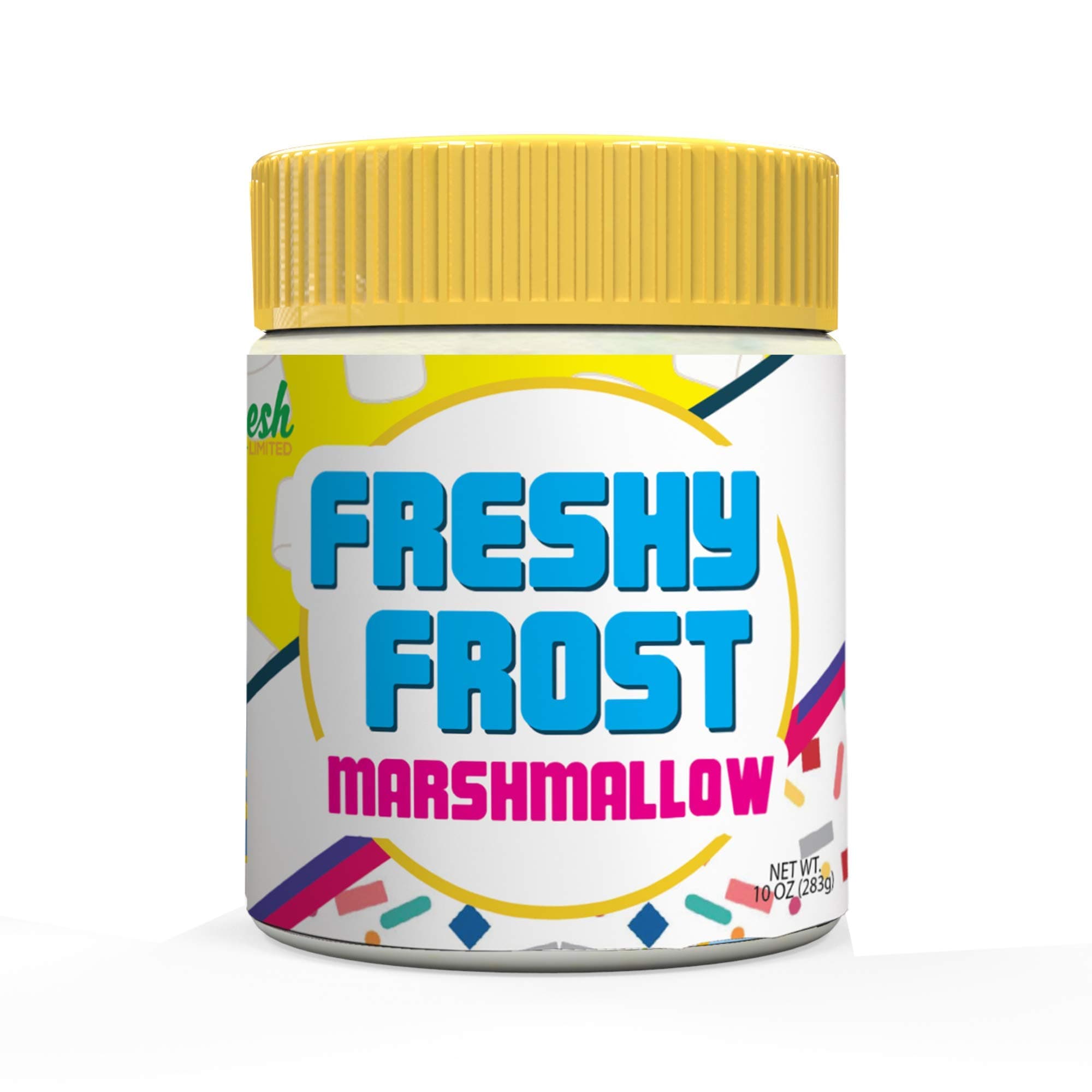 Freshy Frost Marshmallow Flavored Nut Butter Frosting | All Natural, Gluten-Free| 10oz.