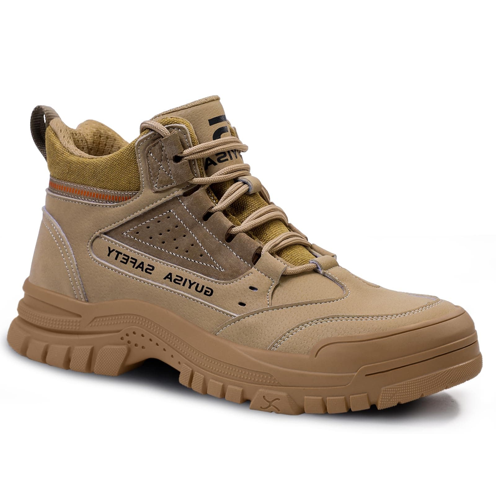 Steel Toe Shoes for Men Indestructible Safety Shoes Lightweight Work Shoes for Men Non Slip Steel Toe Sneakers Comfortable Industry Construction Steel Toe Work Shoes Fashionable Safety Boots