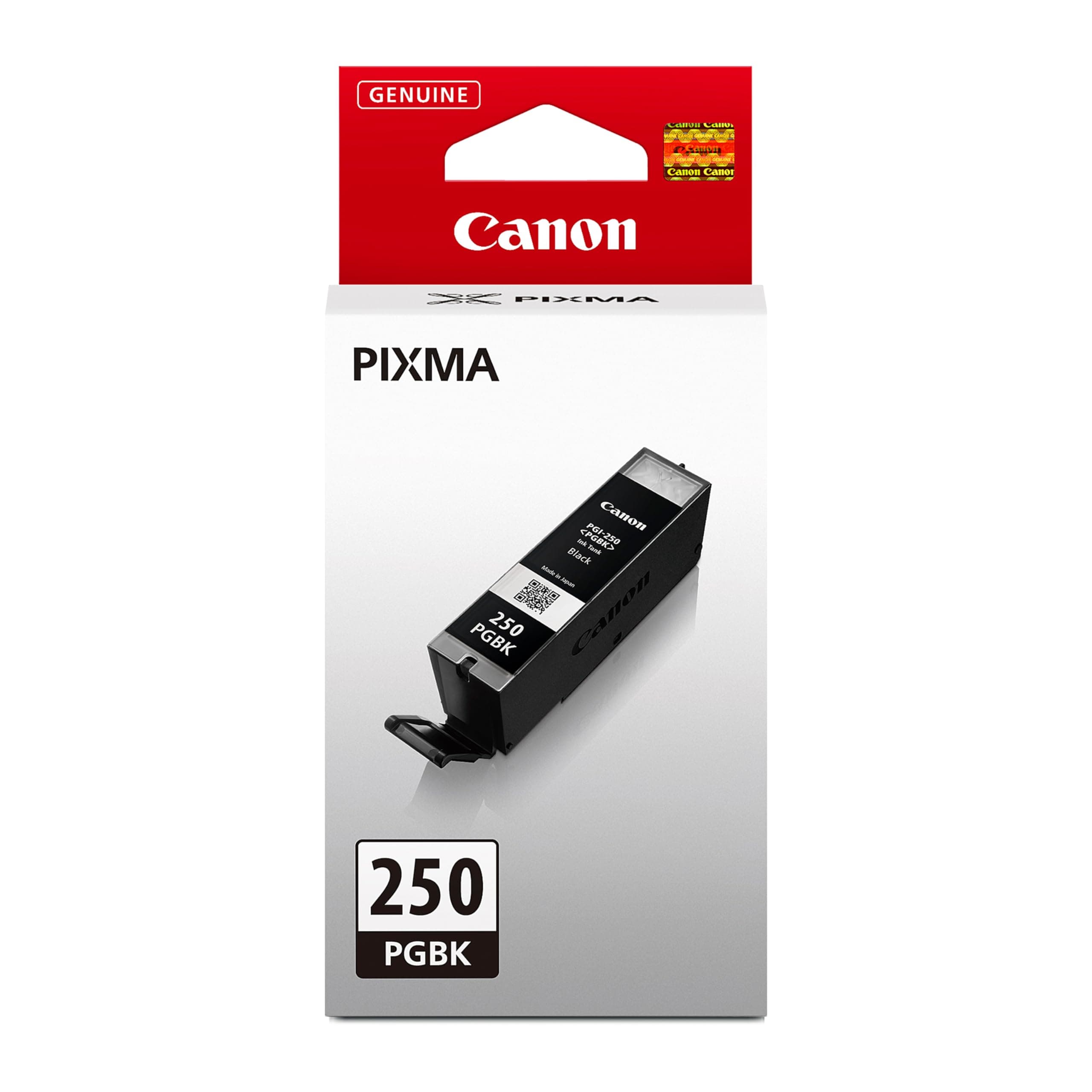 Canon PGI-250 Genuine Pigment Black Ink Tank, Compatible with MG6320, IP7220 & MG5420, MX922, MG5520, MG6420, MG7120, iX6820, iP8720, MG7520, MG6620, and MG5620 Printers