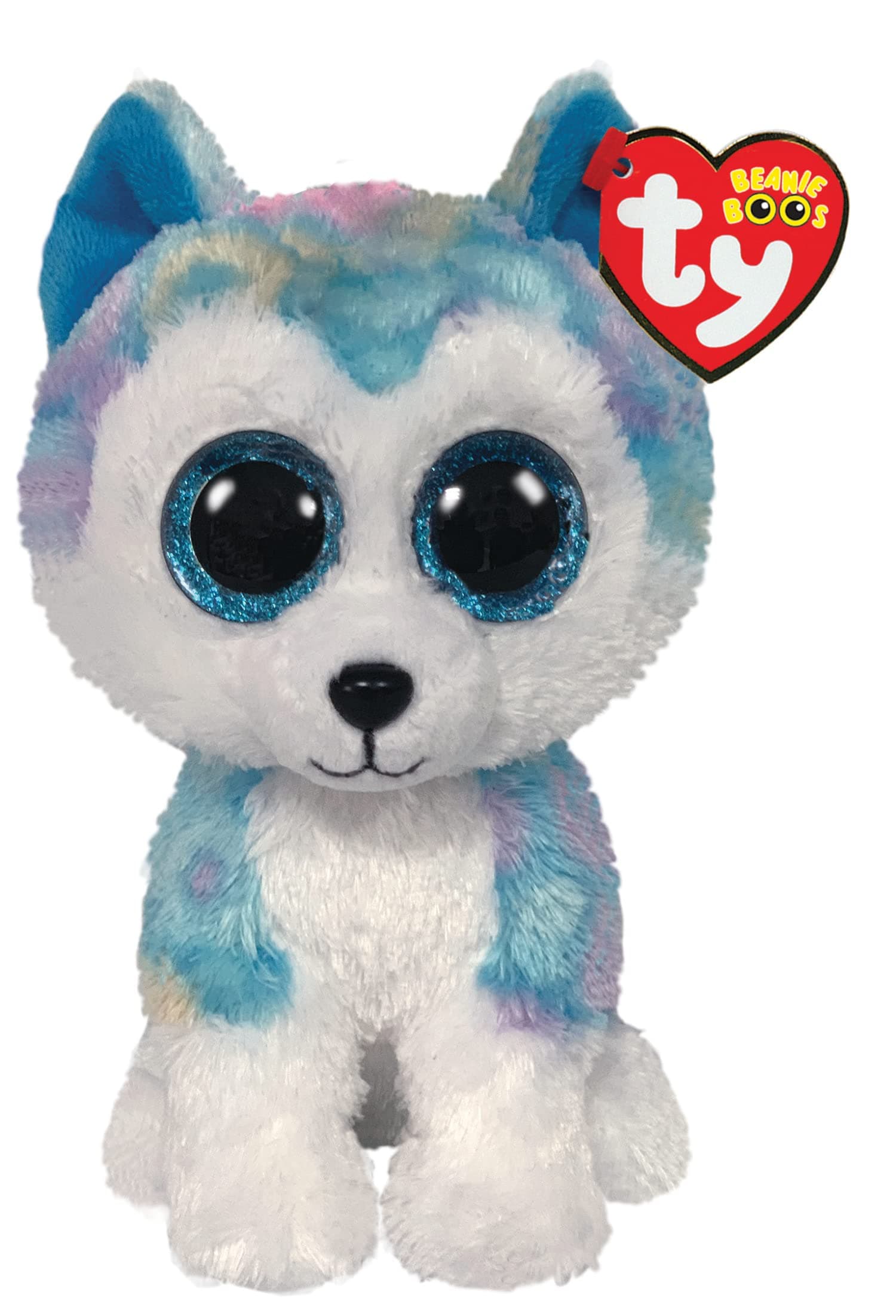 Helena Husky Beanie Boo Regular, Licensed Beanie Baby Soft Plush Toy, Collectible Cuddly Stuffed Teddy