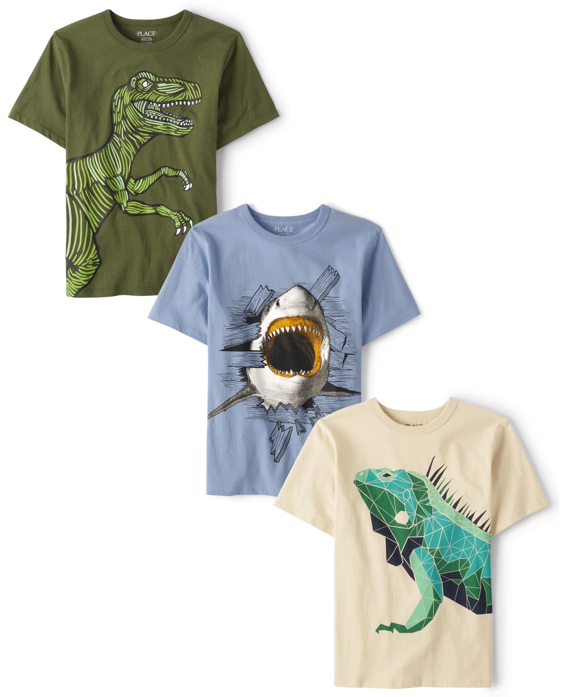 Boys Vehicle Short Sleeve Graphic T-Shirts,multipacks