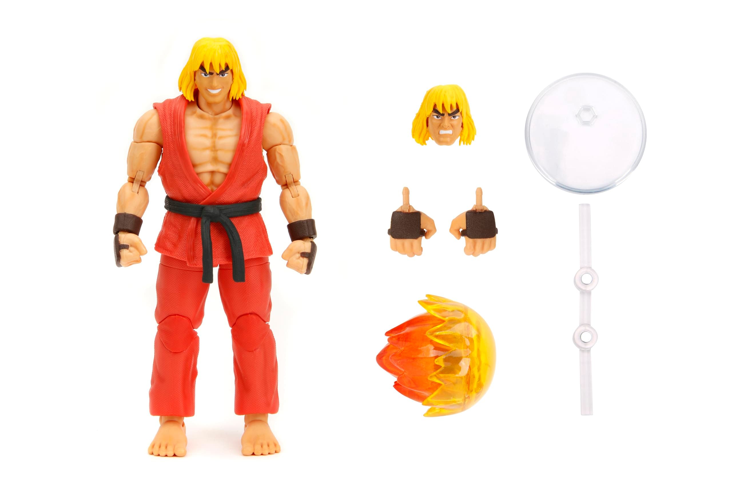 KEN MASTERS STREET FIGHTER 6" DELUXE COLLECTOR ACTION FIGURE, Toys for Kids and Adults