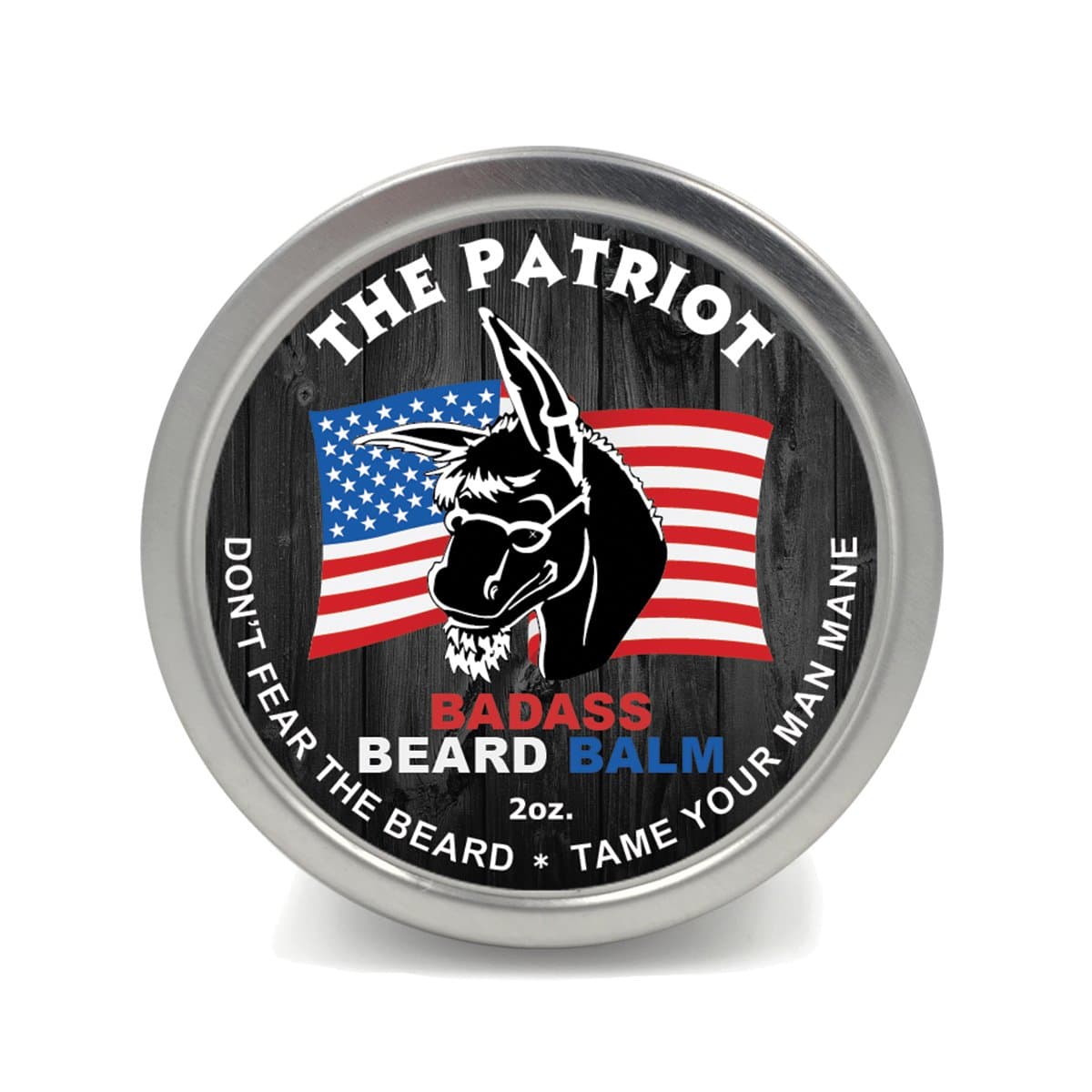Beard Balm - The Patriot Scent, 2 Ounce - All Natural Ingredients, Keeps Beard and Mustache Full, Soft and Healthy, Reduce Itchy and Flaky Skin, Promote Healthy Growth