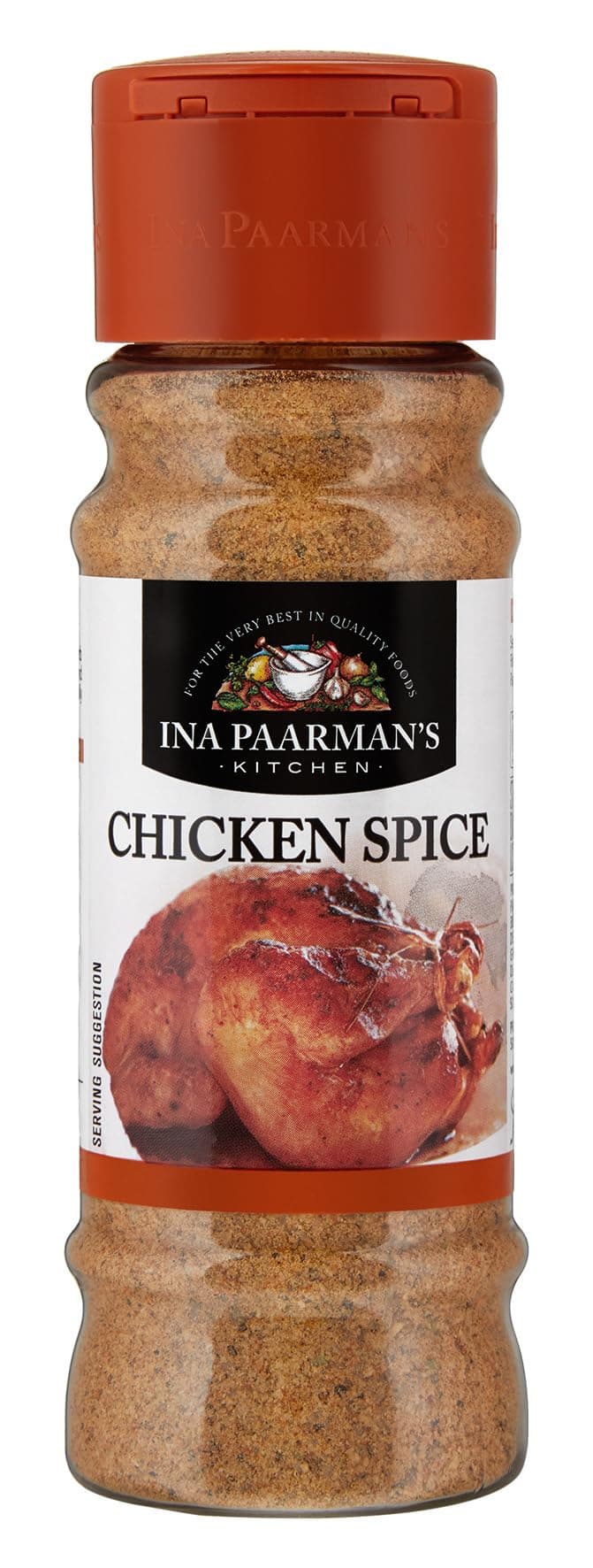 Ina Paarman | Chicken Spice | 200ml | Award Winning | Roasted, Fried, Smoked or Grilled | No MSG | Natural Ingredients | Cooking | Touch of Onion and Garlic | Delicious Flavour | Chicken Spice