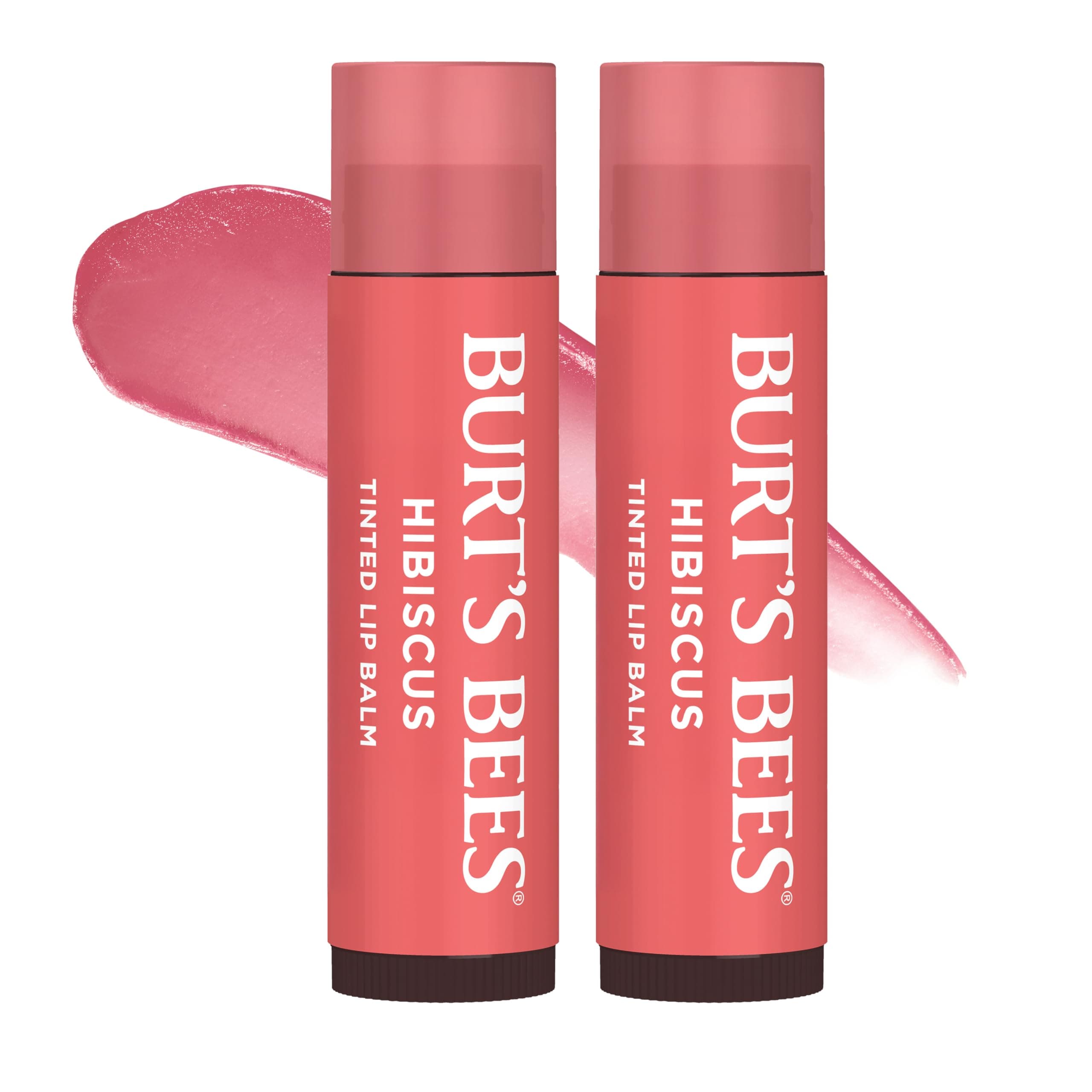 Burt's Bees 100% Natural Tinted Lip Balm, Pack of 2