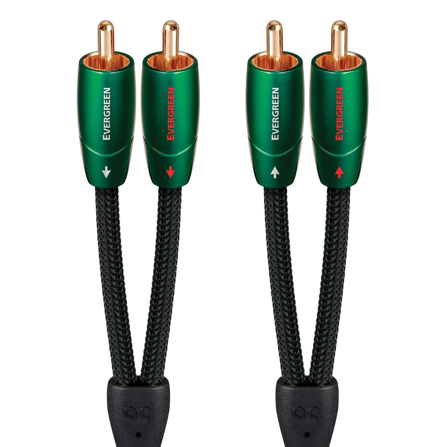 AudioQuest Evergreen RCA to RCA Audio Cable - 1m, Green/Black