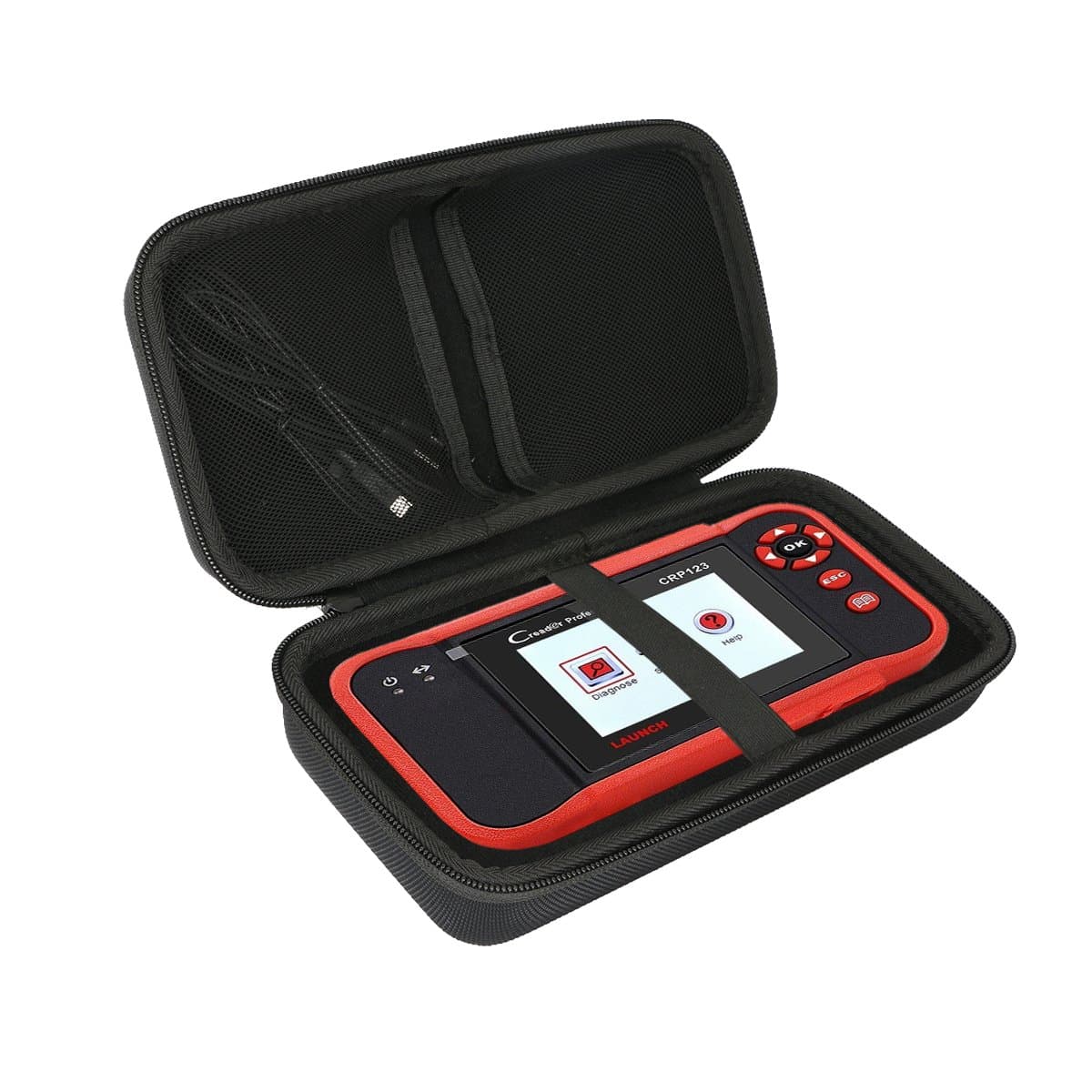 khanka Hard Travel Case for Launch CRP129 CRP123 OBD2 ENG/at/ABS/SRS EPB SAS Oil