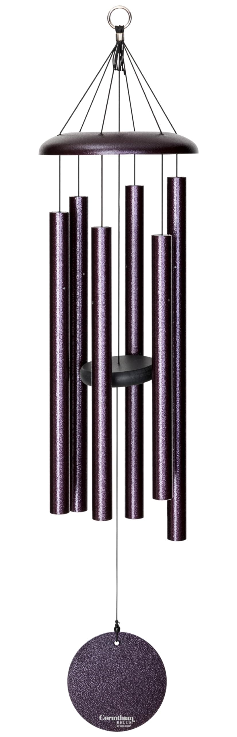 Corinthian Bells by Wind River - 36 inch Plum Wind Chime for Patio, Backyard, Garden, and Outdoor Decor (Aluminum Chime) Made in The USA