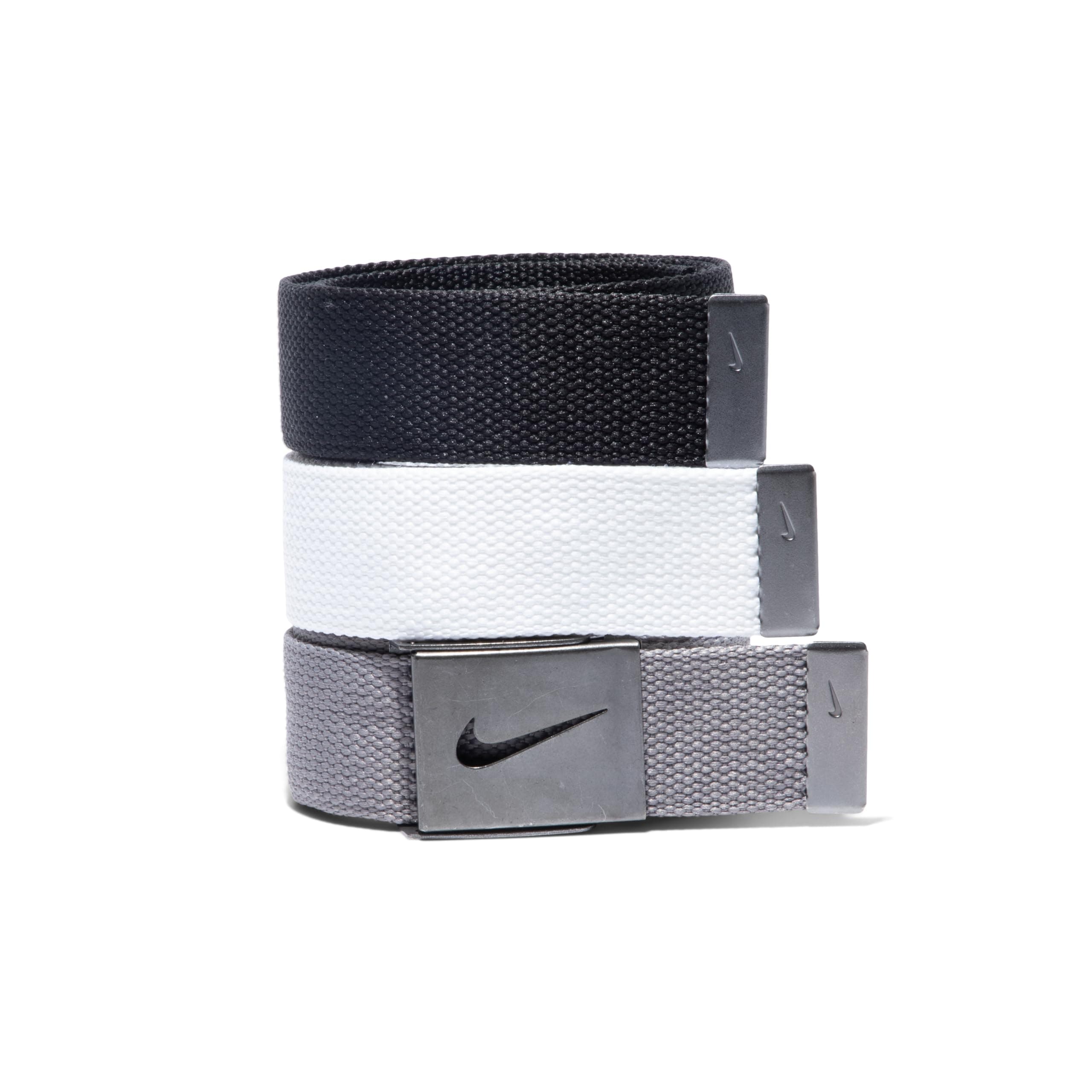 Nike Men's 3 Pack Web Belt