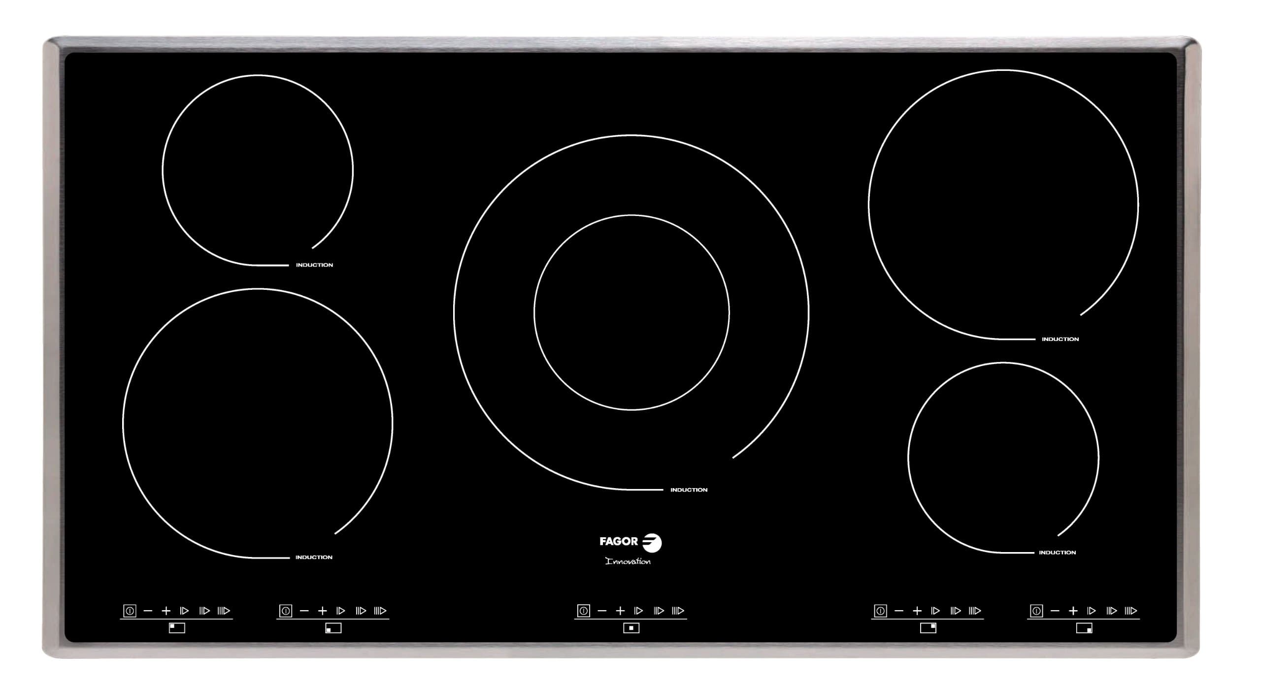 Fagor IFA90AL 36-Inch Induction Cooktop with Stainless Steel Trim