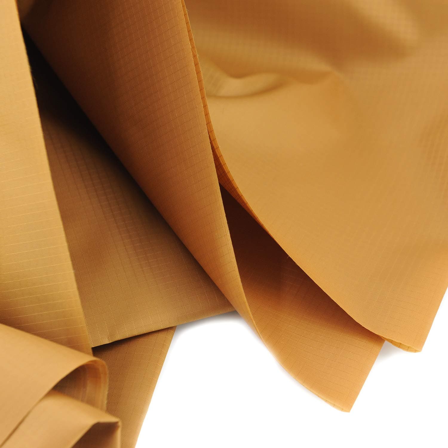 Rose Flavor Nylon Ribstop Waterproof Fabric 1.7OZ 70D 58“ by 3 Yards(Light Brown)