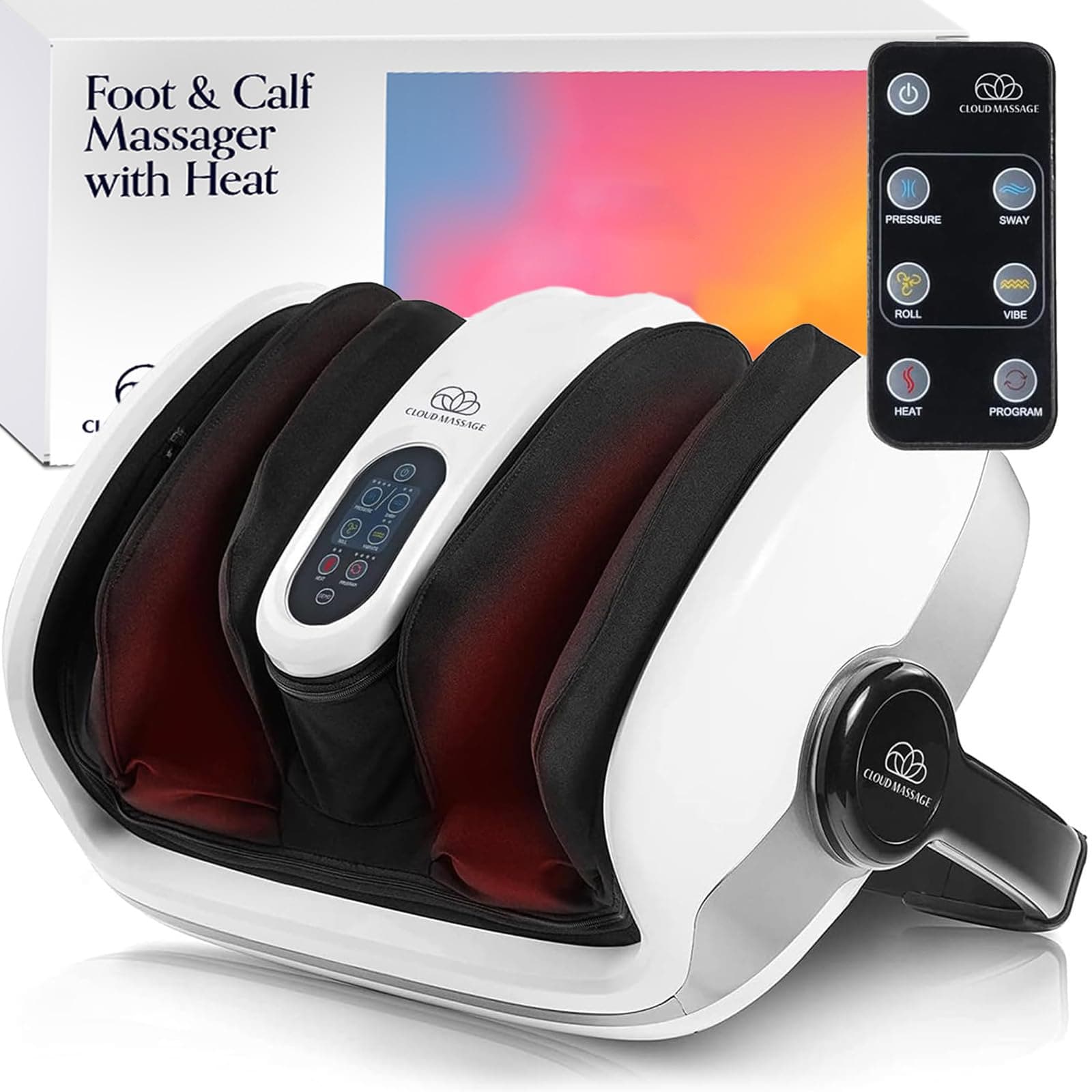 Shiatsu Foot Massager with Heat – Deep Kneading for Pain Relief – Perfect for Father’s Day, Circulation & Relaxation – Ideal for Plantar Fasciitis, Neuropathy & Arthritis