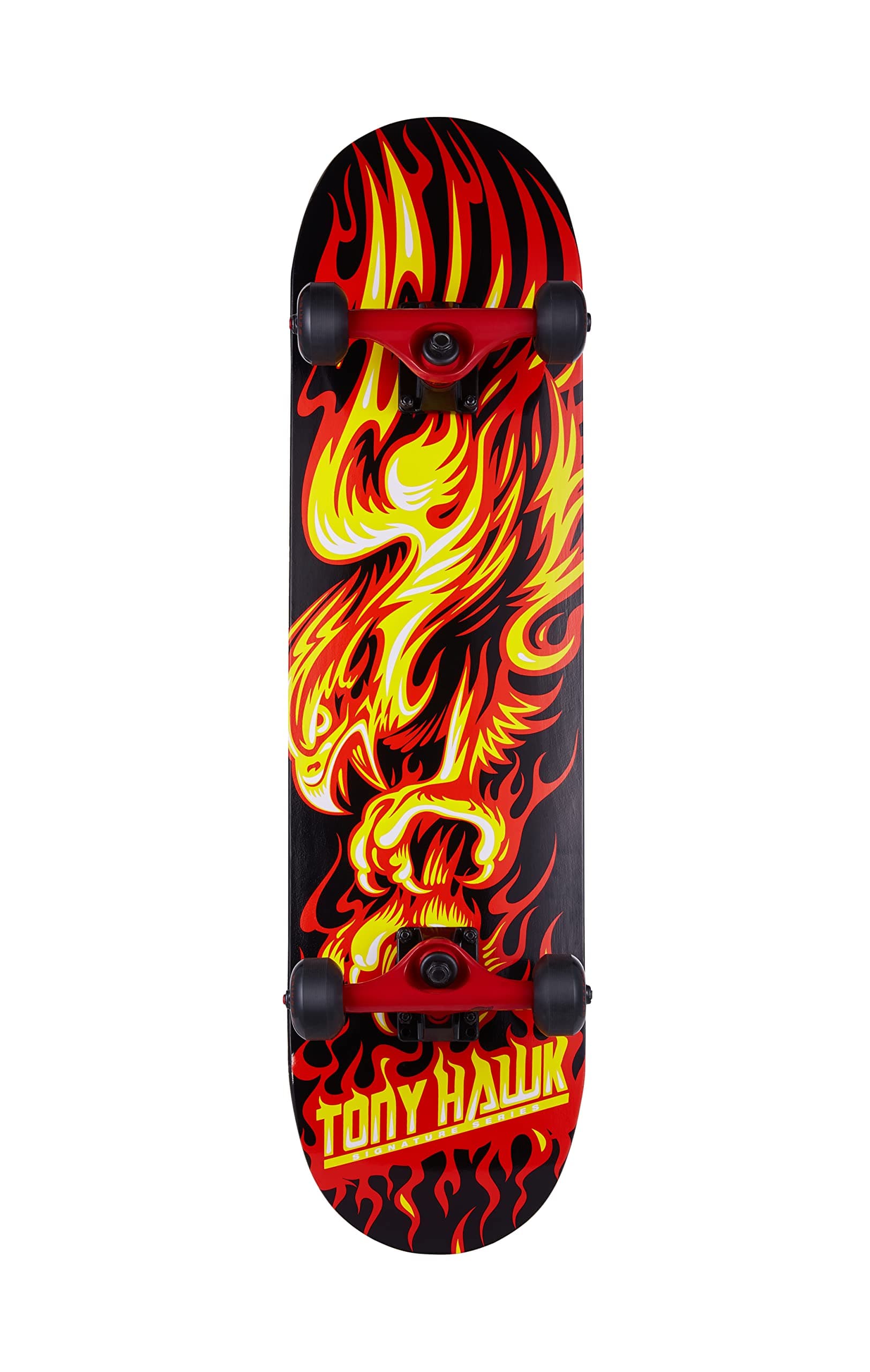Tony Hawk 31 Inch Skateboard, Tony Hawk Signature Series 4, 9-Ply Maple Deck Skateboard for Cruising, Carving, Tricks and Downhill