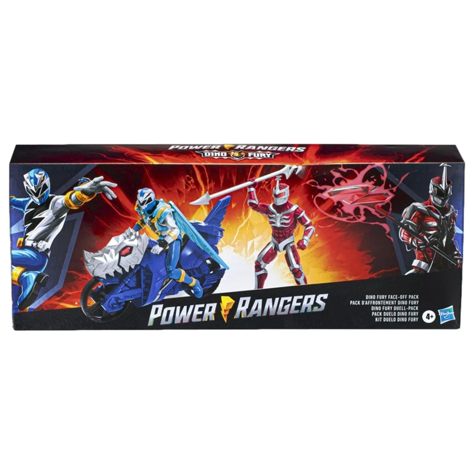 Power Rangers Hasbro Dino Fury Face-Off Pack: Blue Ranger + Cycle & Lord Zedd
