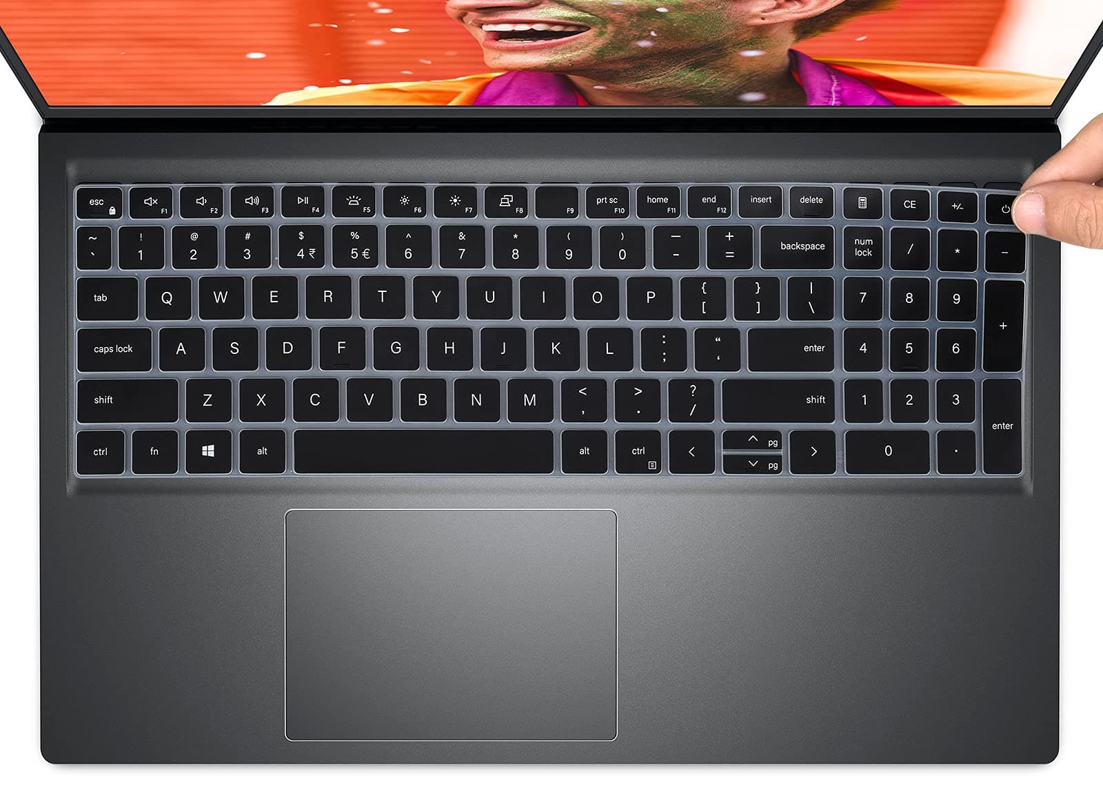 Keyboard Cover for 2025 2024 2023 15.6 Dell Inspiron 15 3520 3510 3511 3515 3525 3530 3535 5510 /Inspiron 16 7610, Dell Latitude 3520 15.6/2025 Dell 15 Laptop DC15250 DC15255 15.6 Laptop Skin -Black