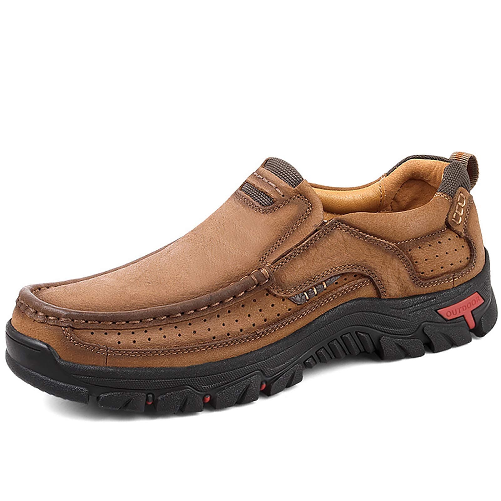 COSIDRAM Men Walking Sneakers Luxury Leather Shoes Casual Shoes Loafers for Male