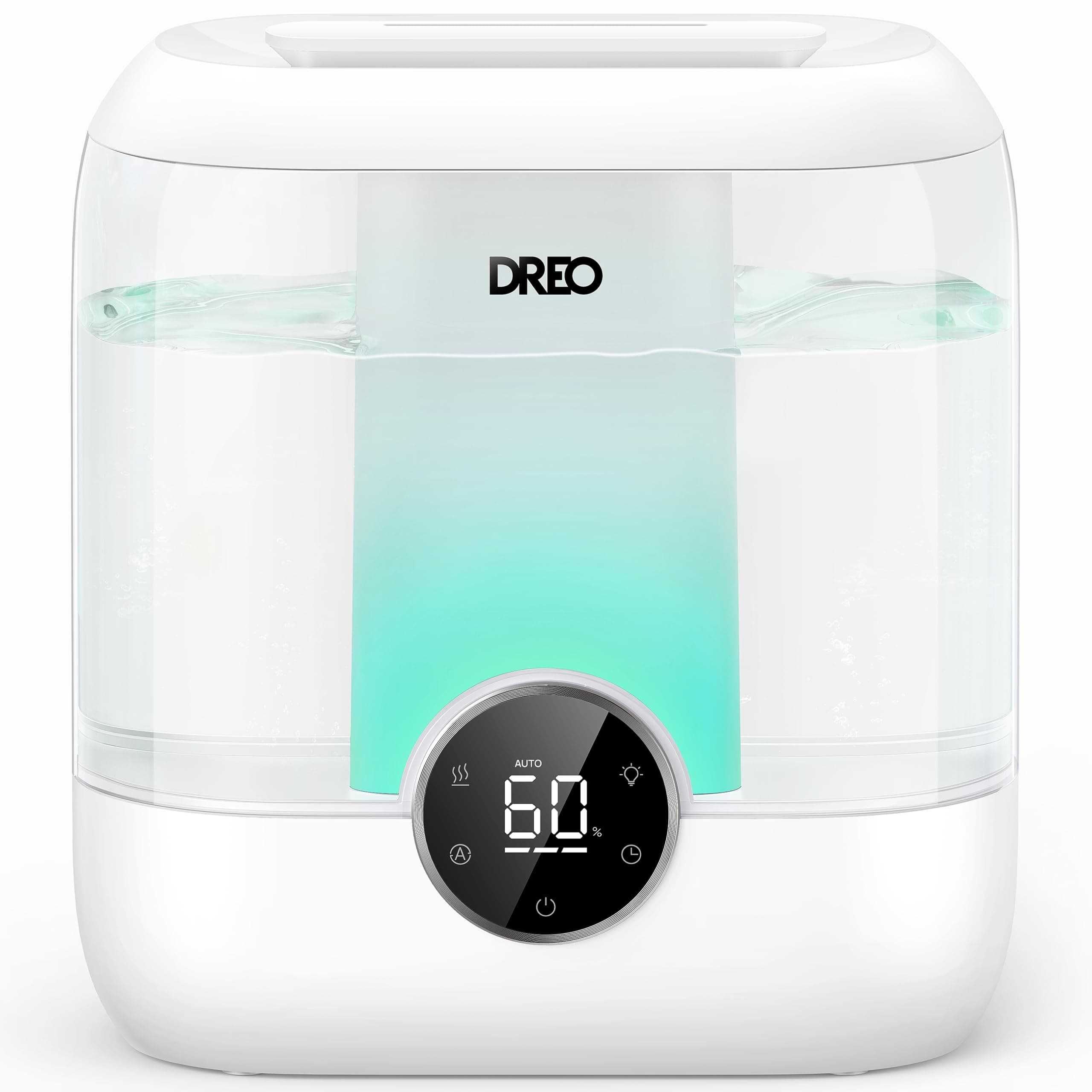 Dreo - Humidifiers for Bedroom Top Fill 6L Quiet Large Size Cool Mist Humidifier for Large Room 60 Hours Ultrasonic Humidifiers for the