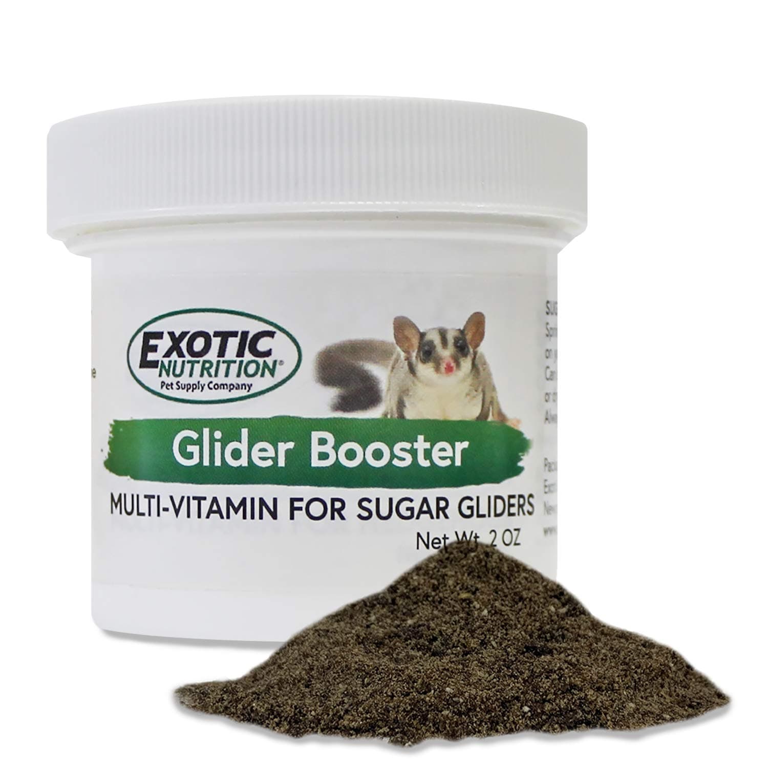 Glider Booster (2 oz.) - Complete Multivitamin - Powdered Vitamin & Mineral Supplement for Pet Sugar Gliders