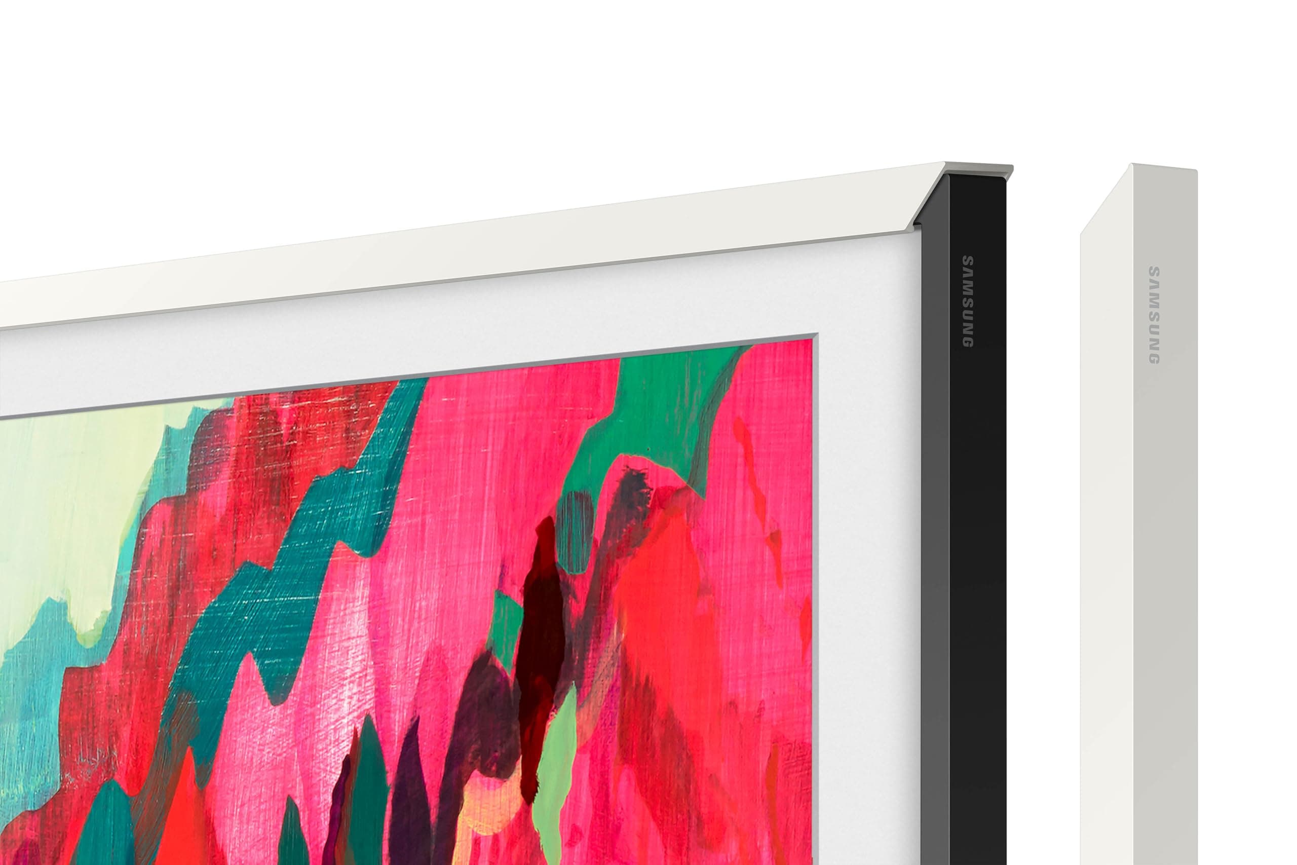 85” The Frame Customizable Bezel (2025 Model), Magnetic, Quick and Easy Installation, VG-SCFF85WTBZA, Modern White