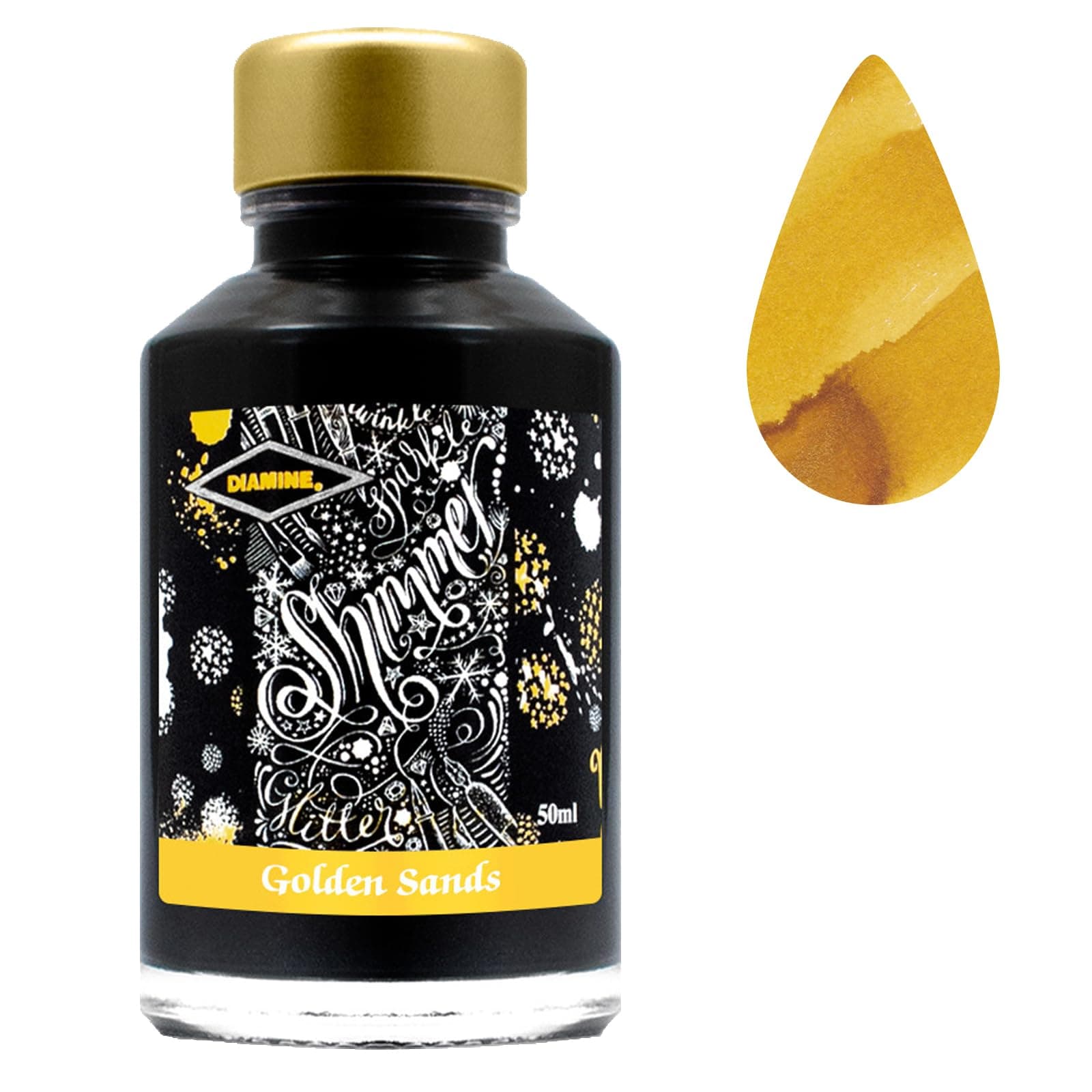 Diamine Shimmering Golden Sands Ink 50 ml