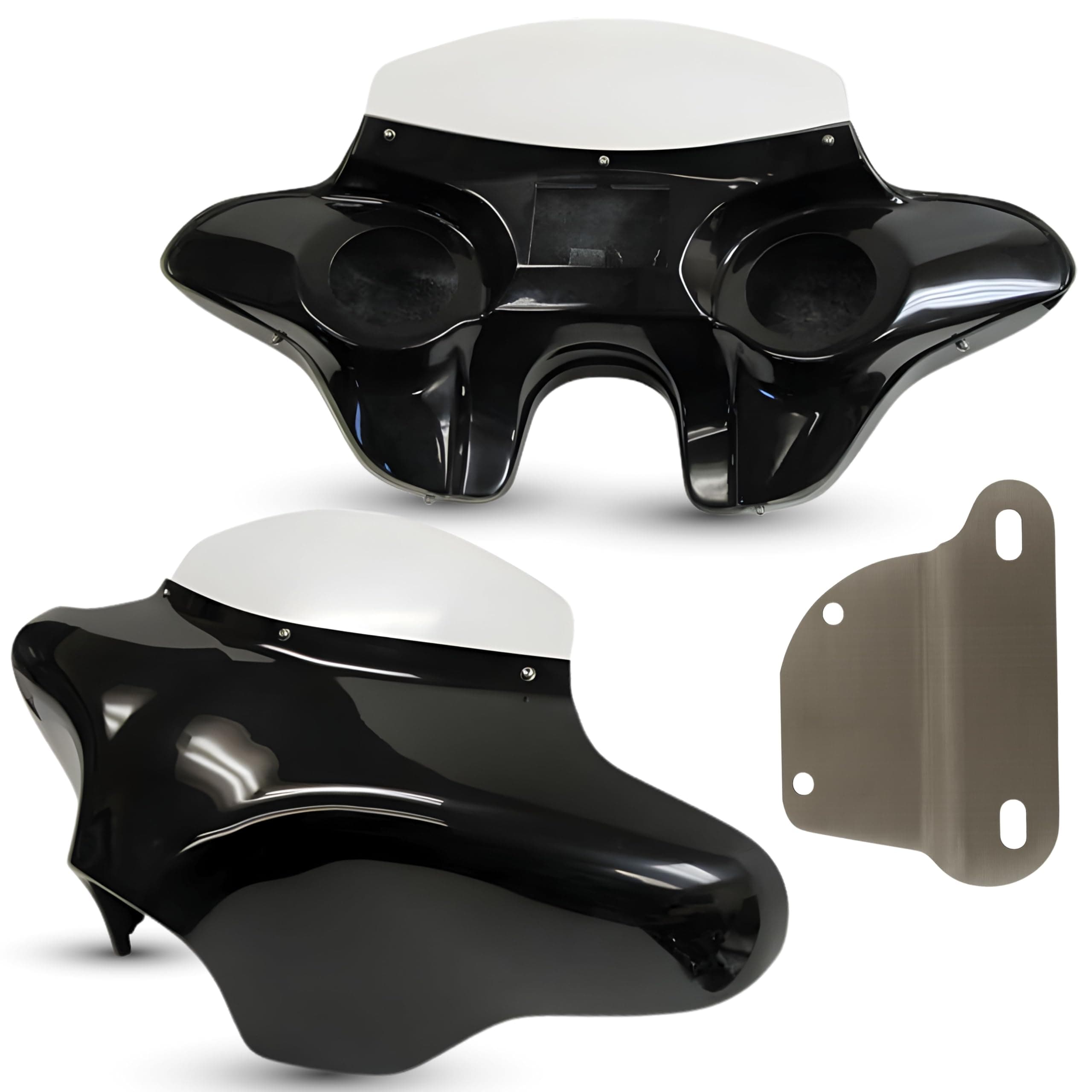 Vector Batwing Fairings Compatible with F15-1510-65 Harley Davidson Dyna Wide Glide Batwing Fairing 1993-2005